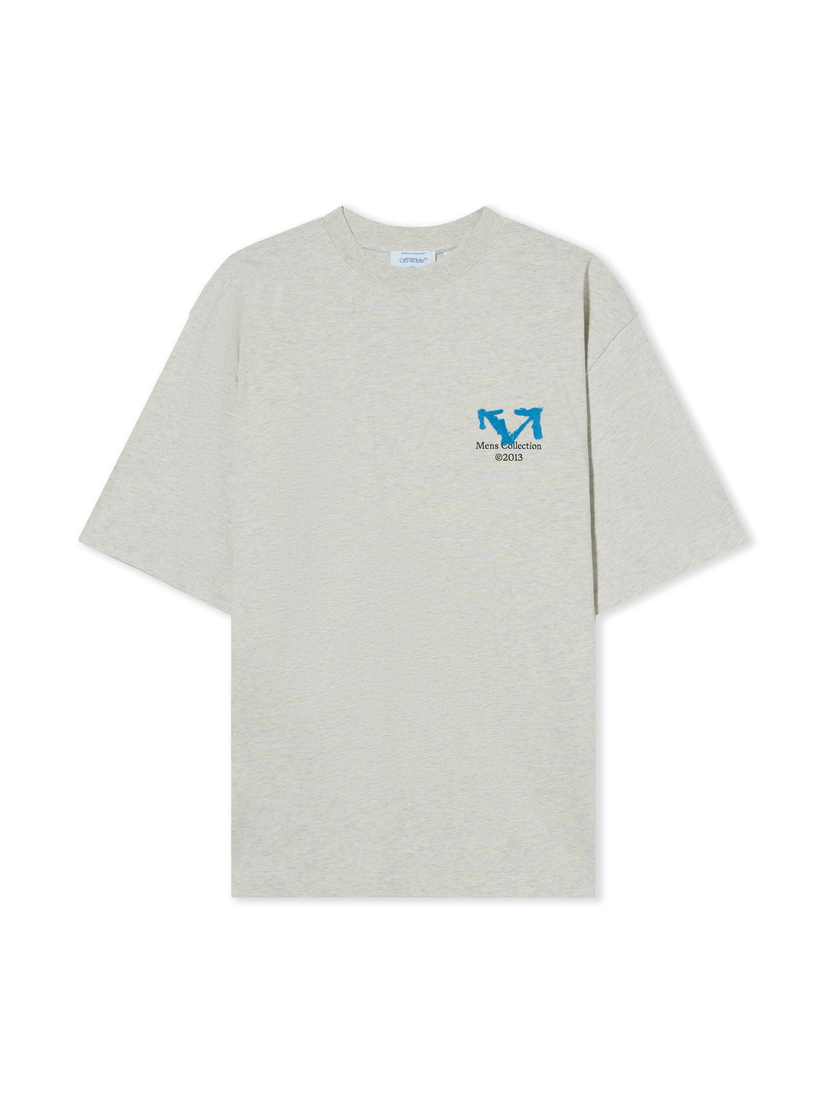 OFF WHITE Half Arrow Skate Short Sleeve T-Shirt GREY MELANGE 44MAA120F26J007