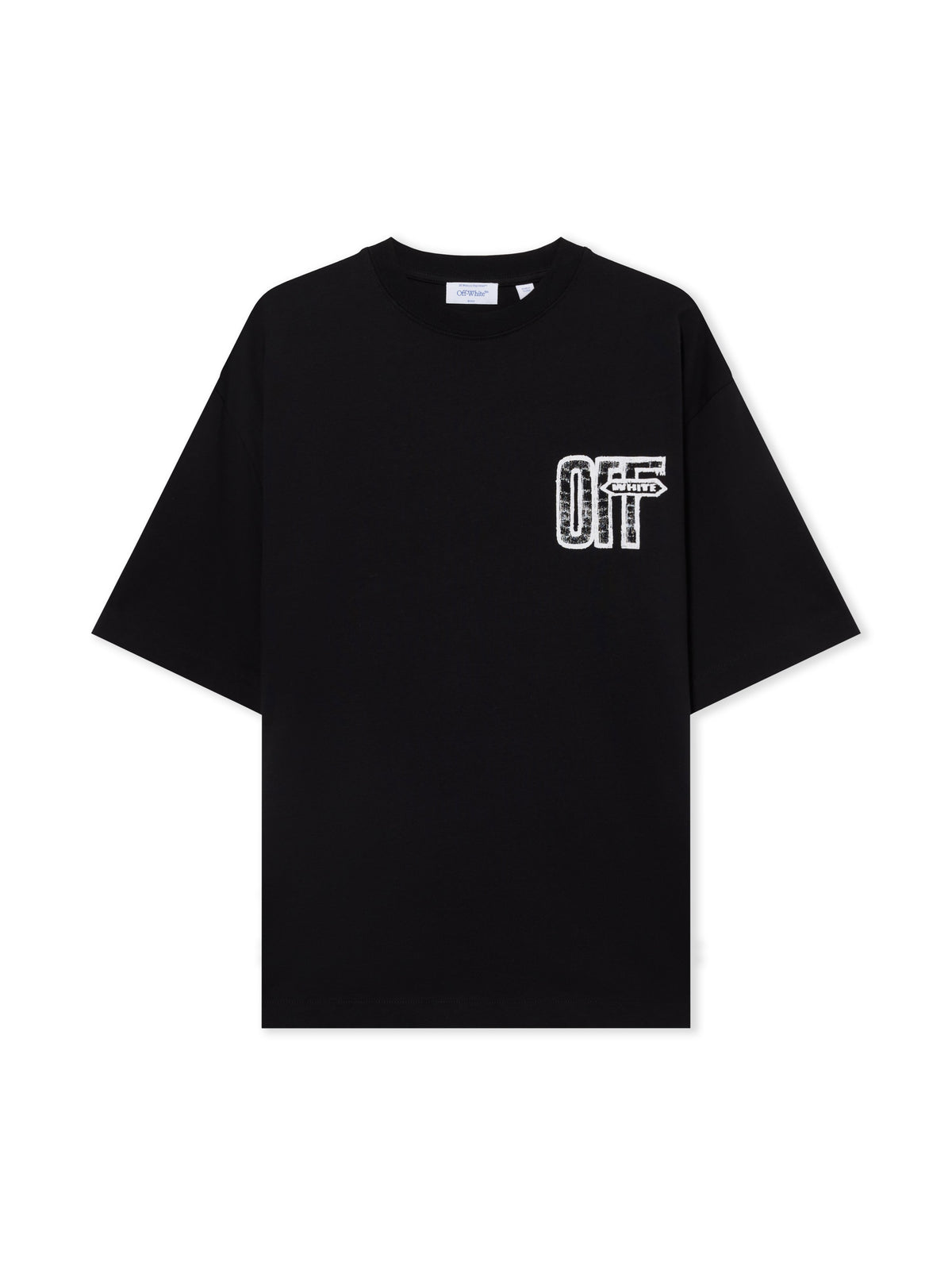 OFF WHITE Motion Arrow Skate T-Shirt BLACK 44MAA120F26J00Y