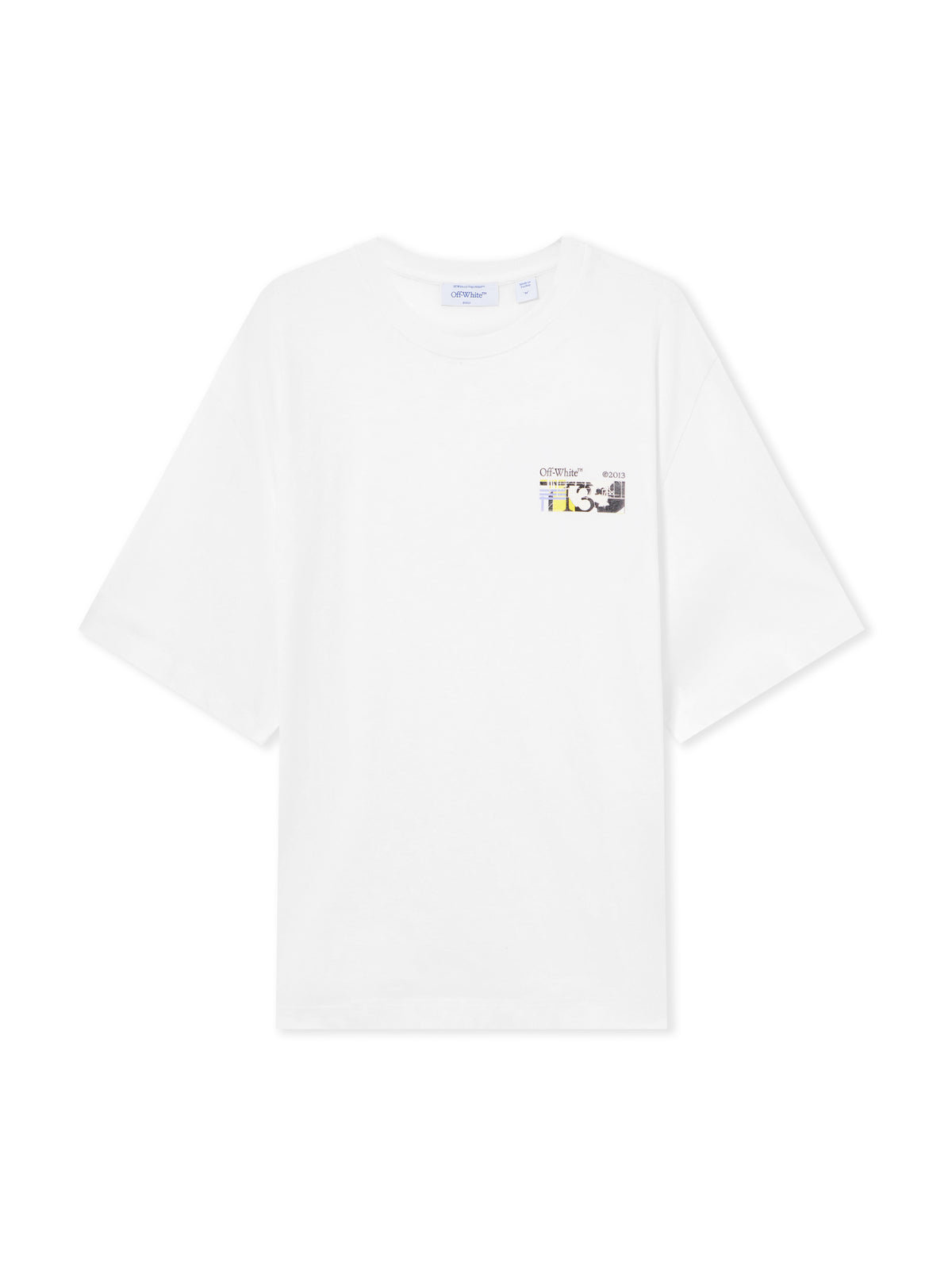 OFF WHITE Industrial Arrow Skate T-Shirt WHITE 44MAA120F26J00Z