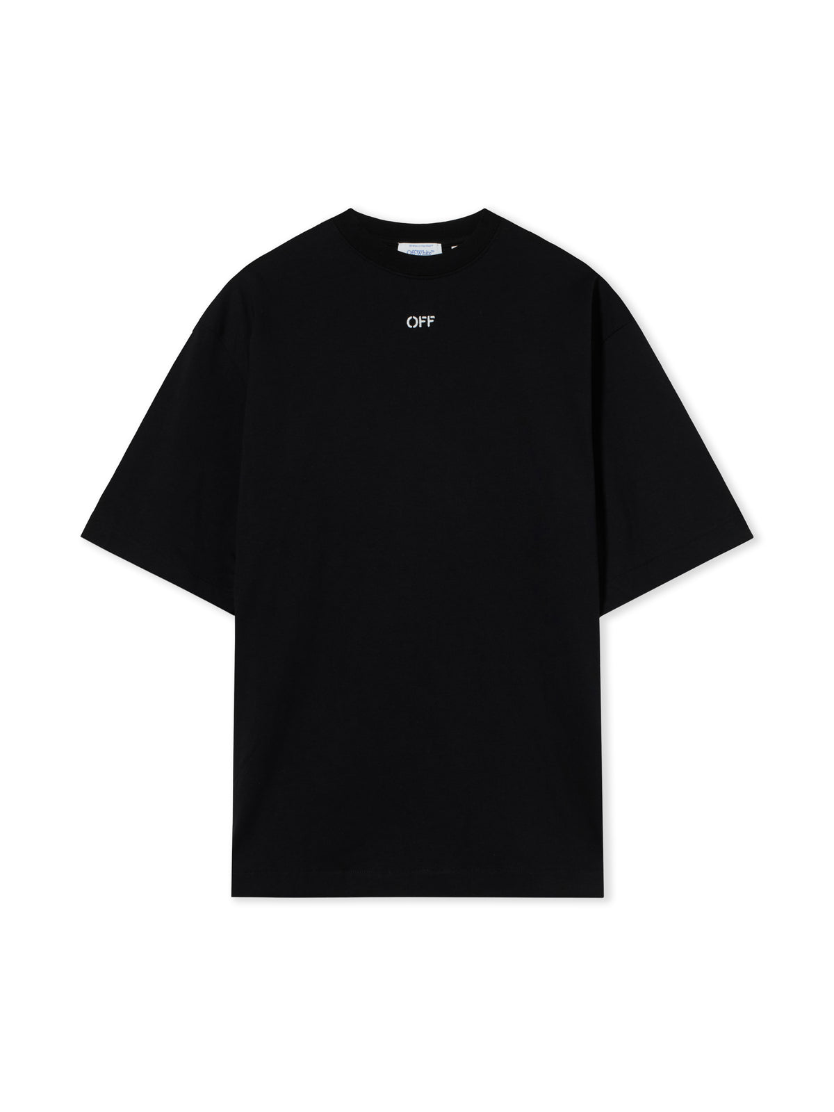 OFF WHITE Scribble Narciso Skate Short Sleeve T-Shirt BLACK 44MAA120F26J017