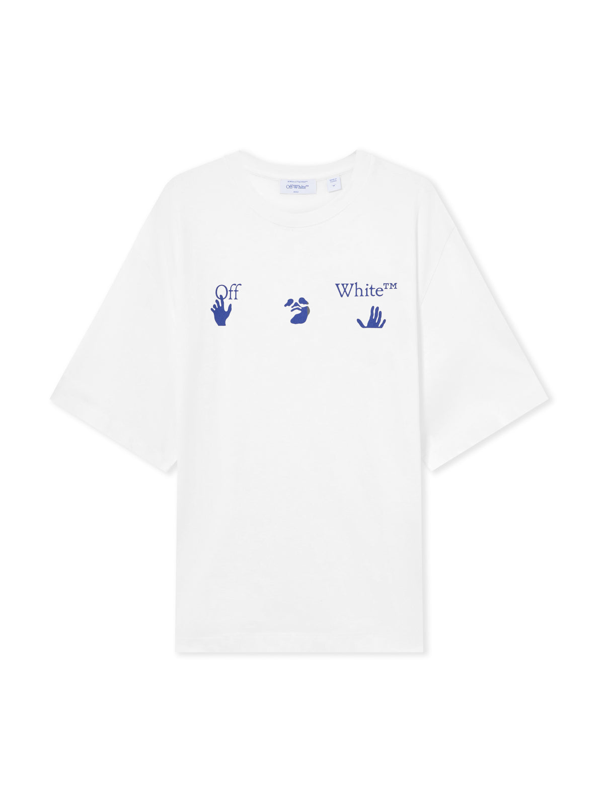OFF WHITE Bacco Arrow Skate T-Shirt WHITE 44MAA120F26J018