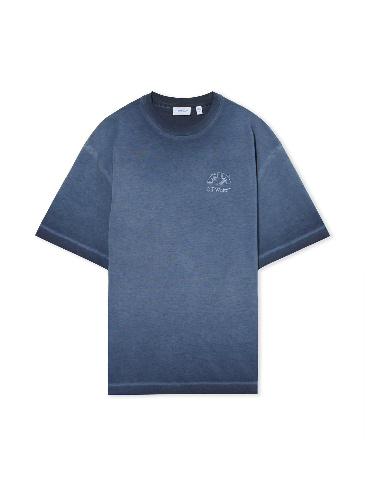 OFF WHITE Offline Half Arrow Skate T-Shirt CLOUD BLU GRAPHITE 44MAA120F26J01F