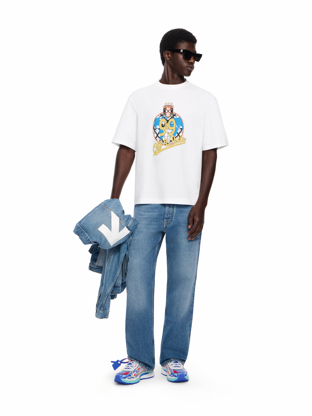 OFF WHITE Soccer '26 Skate T-shirt WHITE 44MAA120G26J002