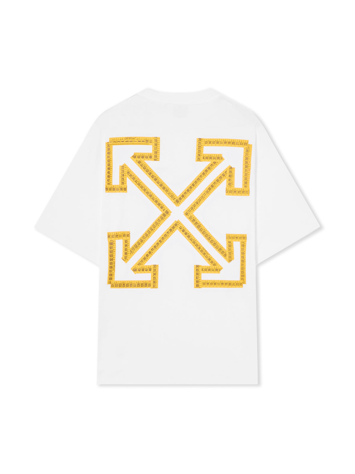 OFF WHITE Measuring Tape Arrow Skate T-Shirt WHITE 44MAA120G5J009