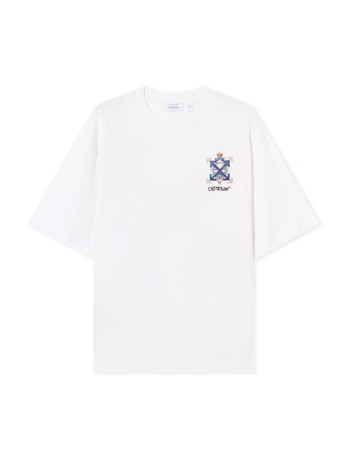 OFF WHITE Jewel Arrow Skate T-shirt WHITE 44MAA120S26J003