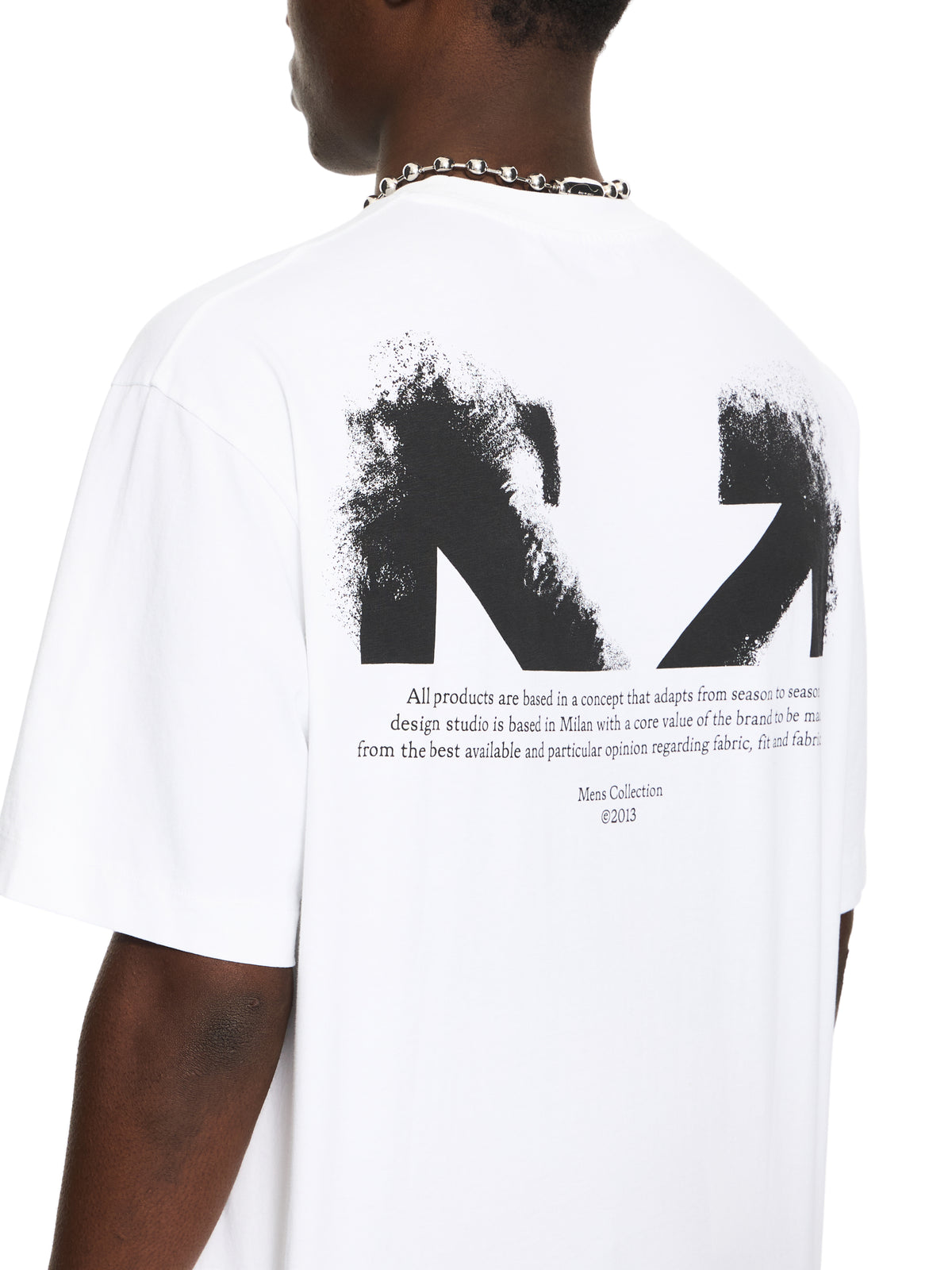 OFF WHITE Half Arrow Skate T-shirt WHITE 44MAA120S26J008