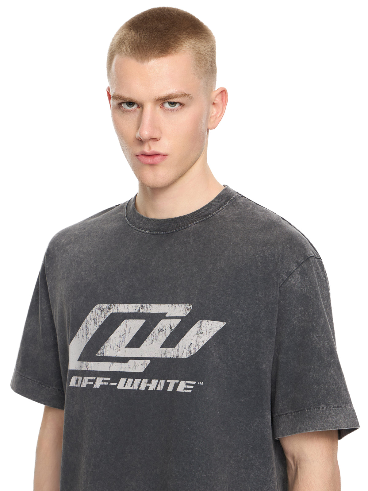 OFF WHITE OWR Skate T-shirt MAREADO BLACK 44MAA120S26J00A