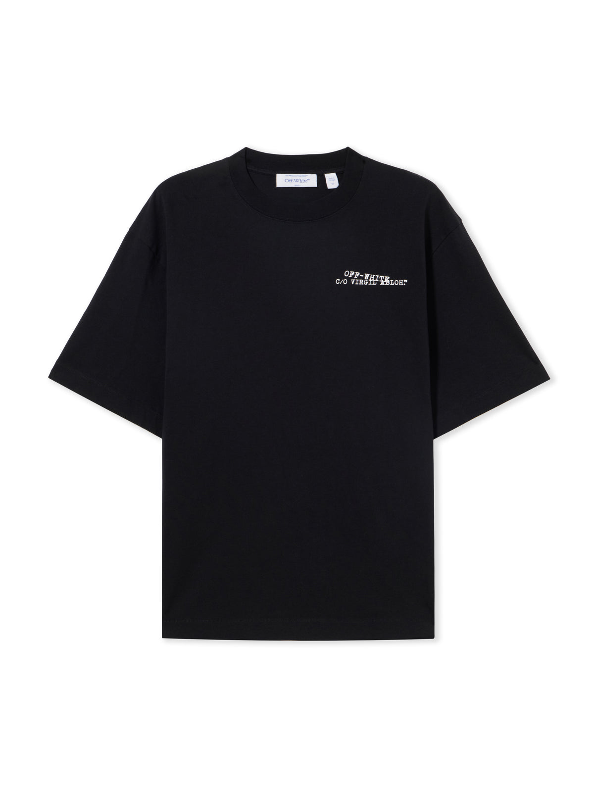 OFF WHITE Type Arrow Skate T-shirt BLACK 44MAA120S26J00K