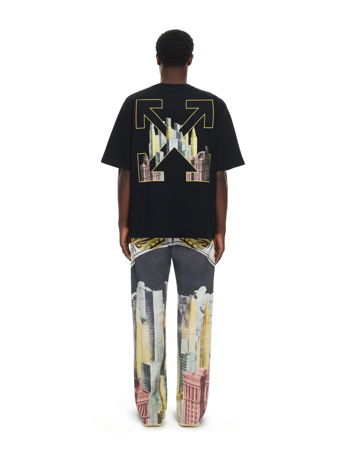 OFF WHITE Palace Arrow Skate T-shirt BLACK 44MAA120Z26J001