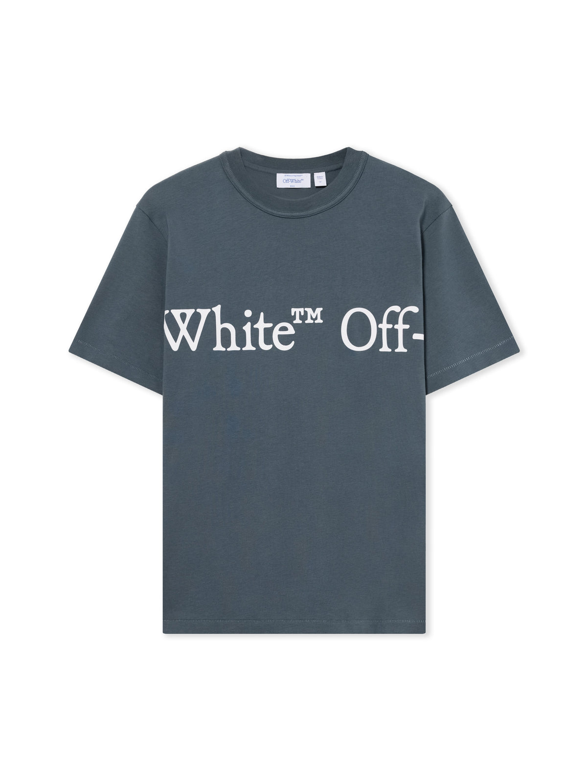 OFF WHITE Bookish Scarf T-Shirt DARK SLATE 44MAA16MF26J00G
