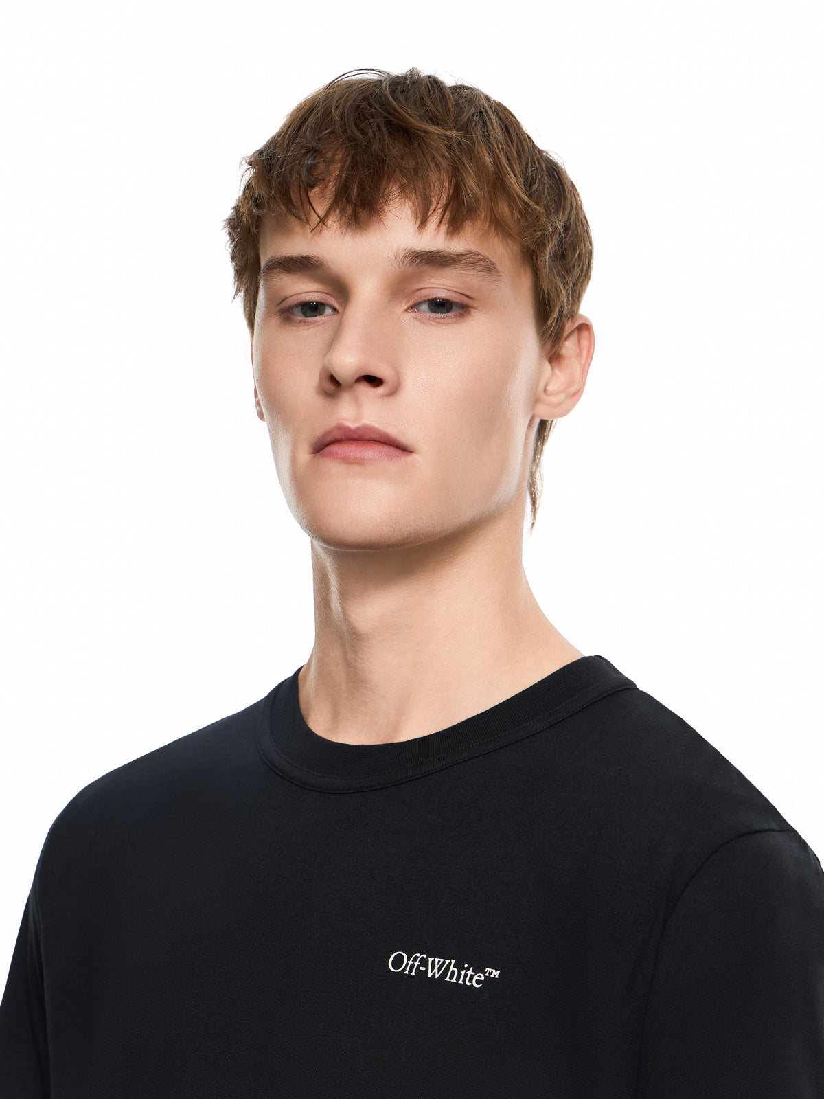 OFF WHITE Small Bookish T-Shirt BLACK 44MAA16MF26J00M