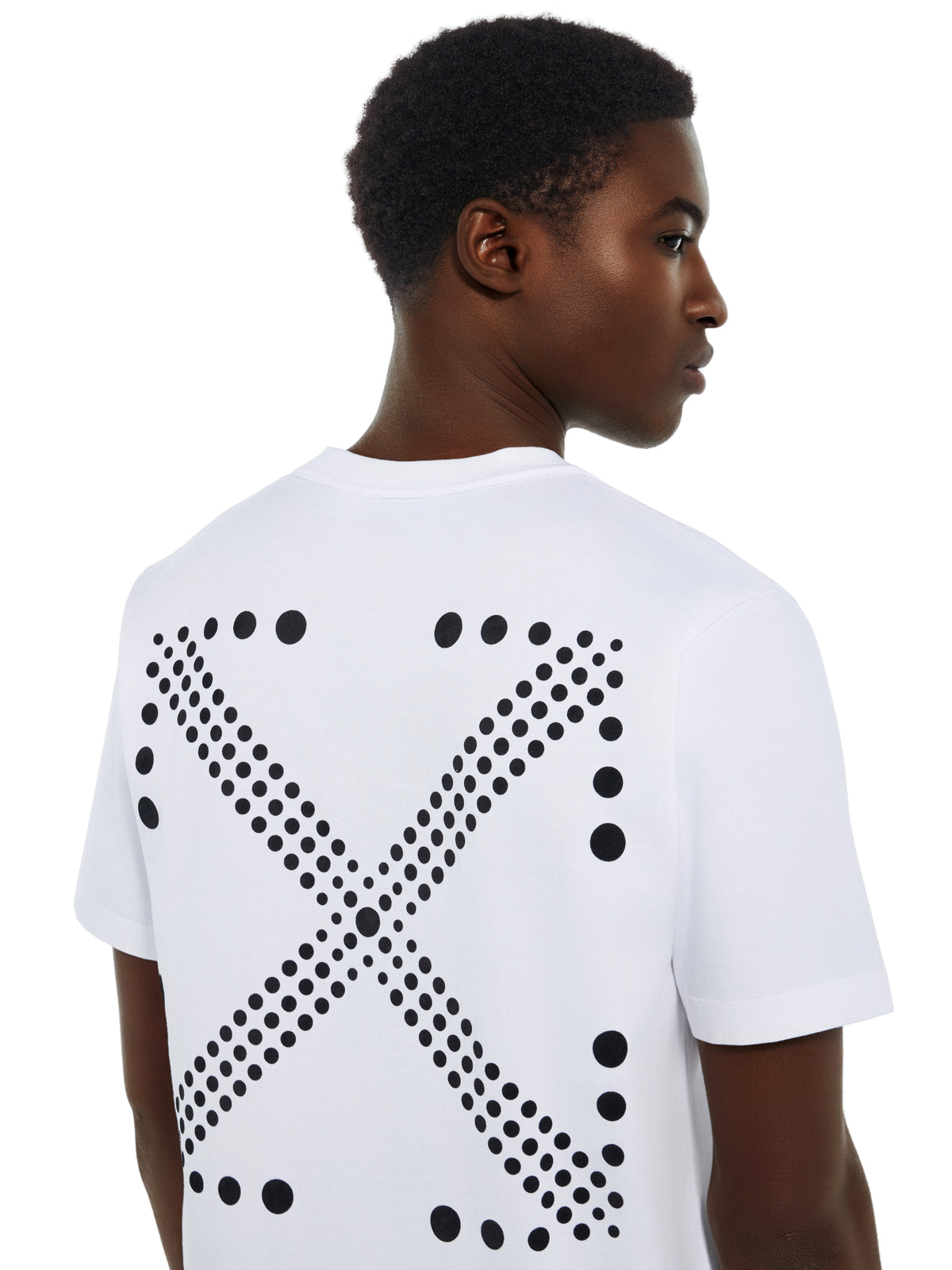 OFF WHITE Dotted Arrow Regular T-Shirt WHITE 44MAA16MG26J003