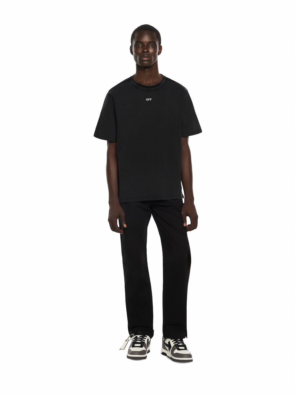 Off Stamp Overlap Regular Short Sleeve T-Shirt