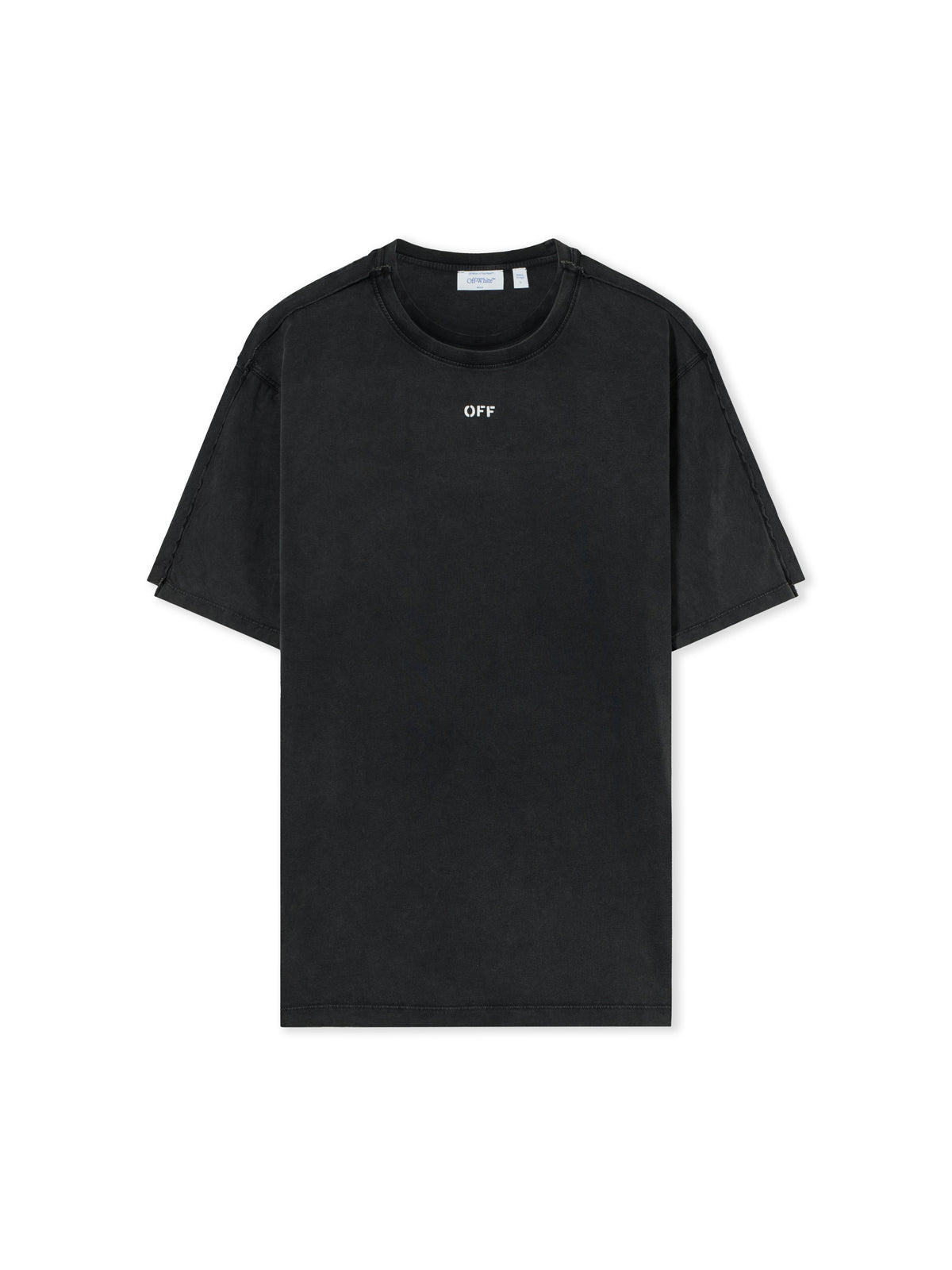 OFF WHITE Off Stamp Overlap Regular Short Sleeve T-Shirt VINTAGE BLACK 44MAA16NF26J005