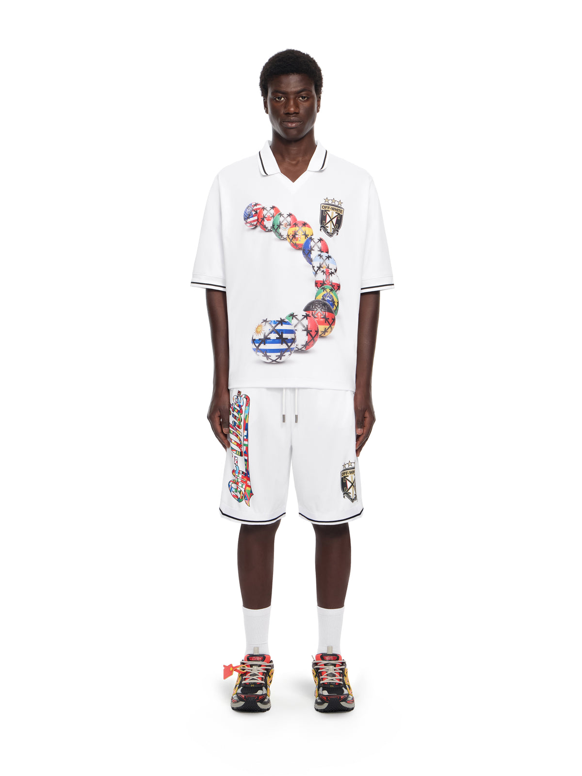 OFF WHITE Soccer '26 Tech T-shirt WHITE 44MAA16RG26F001