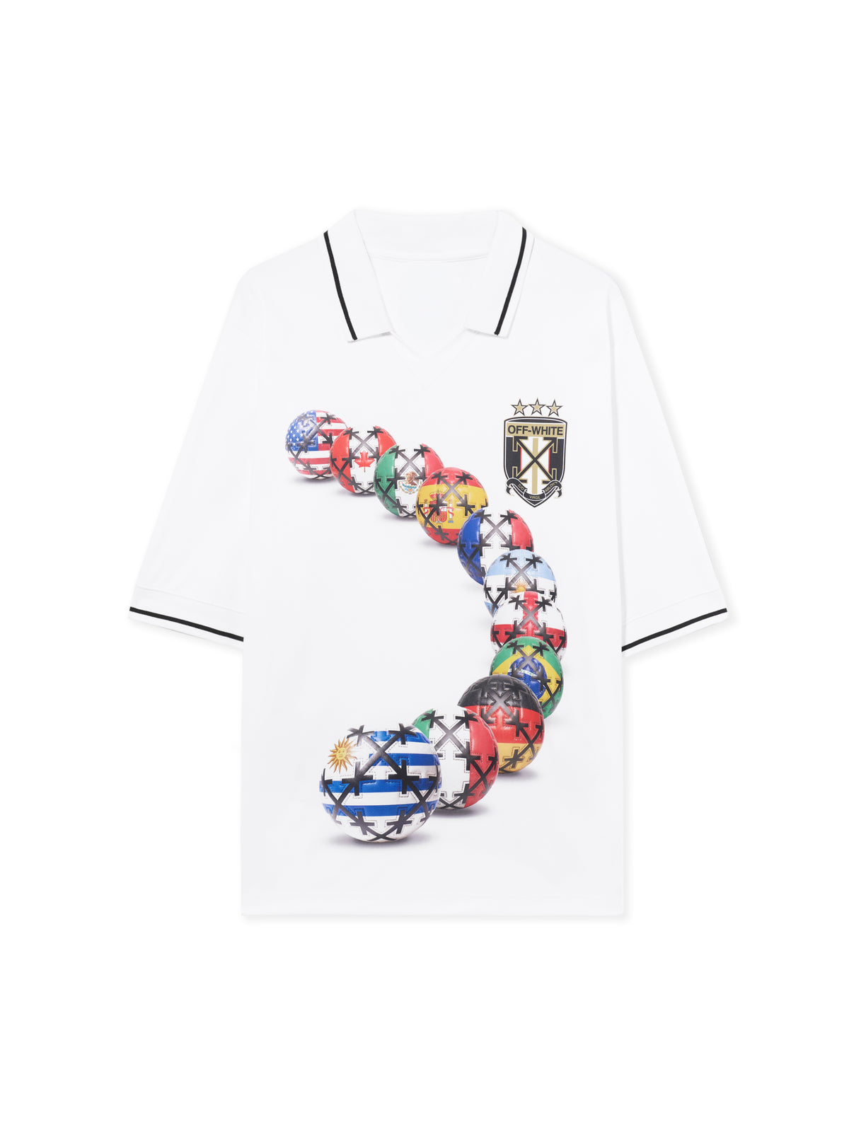 OFF WHITE Soccer '26 Tech T-shirt WHITE 44MAA16RG26F001