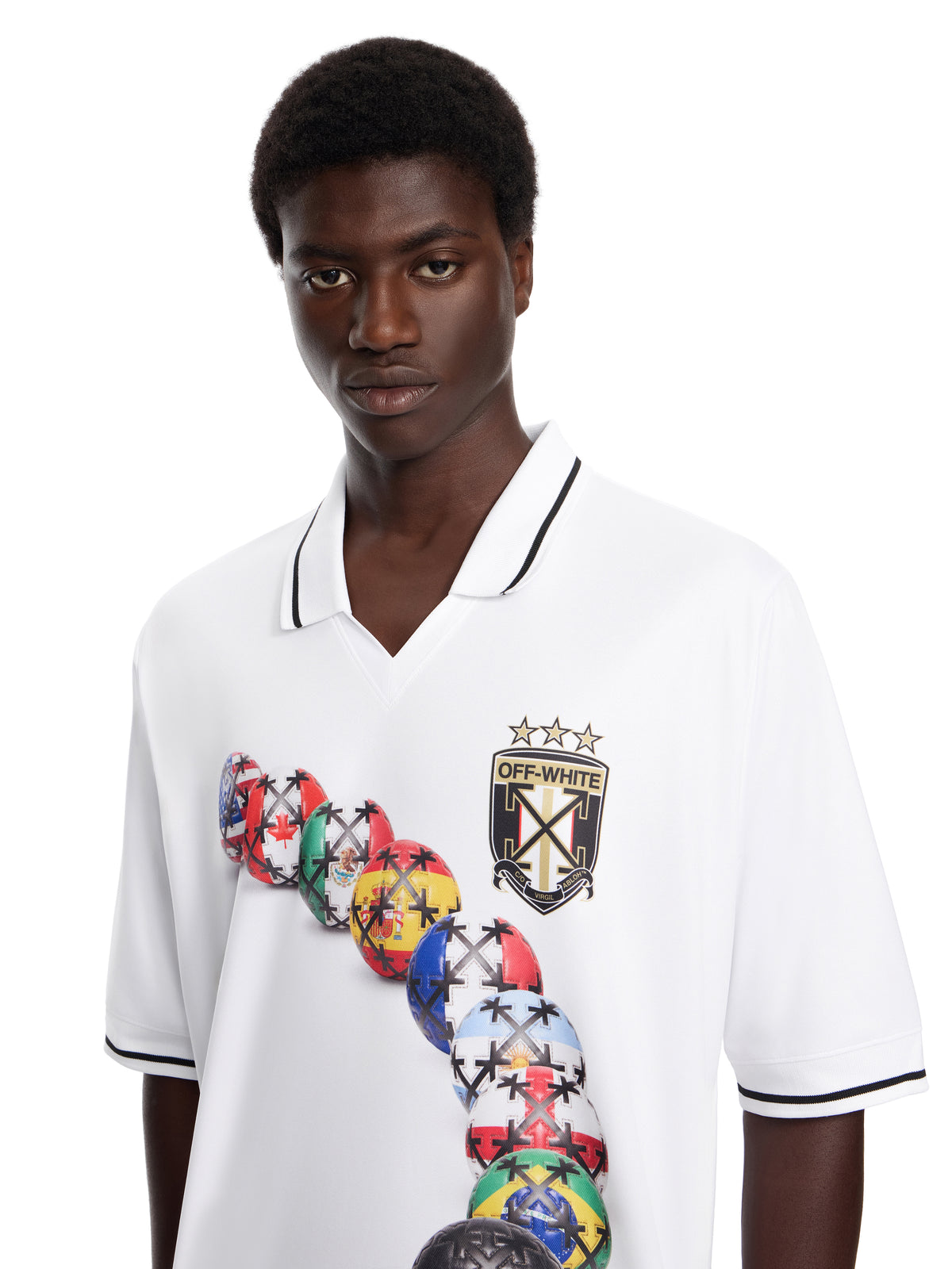 OFF WHITE Soccer '26 Tech T-shirt WHITE 44MAA16RG26F001