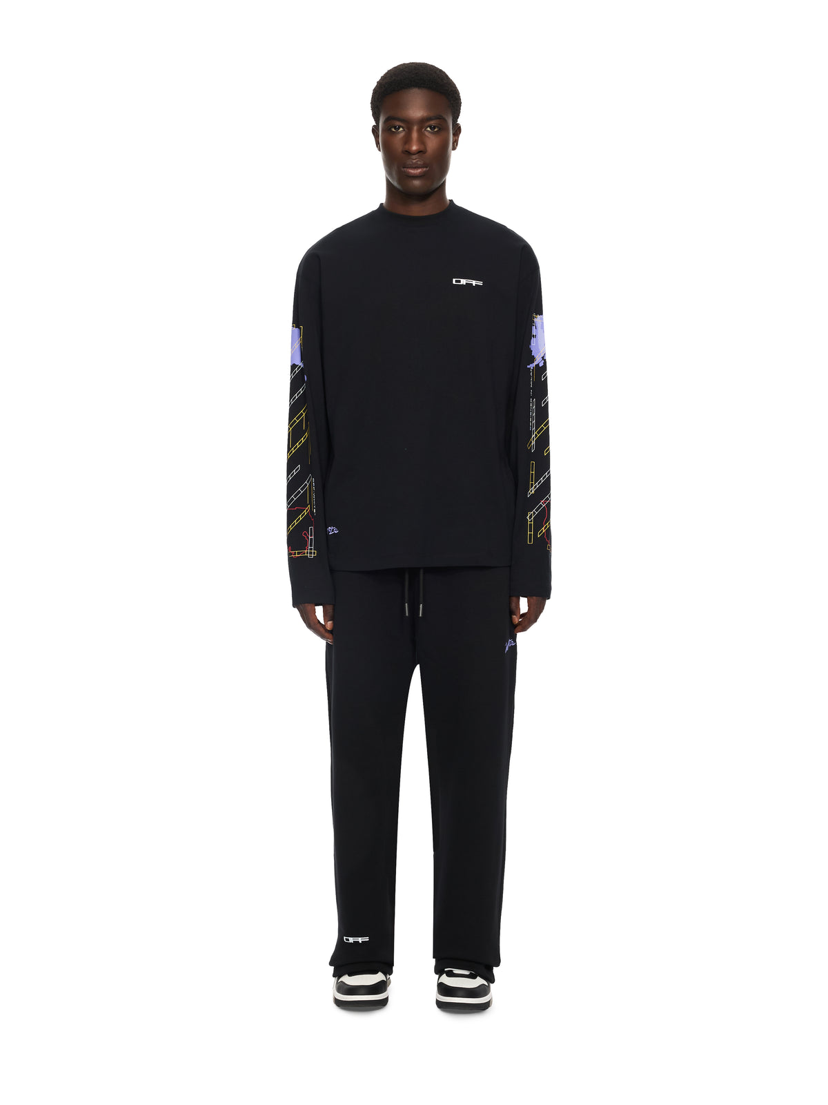 Archigeography Arrow Skate Long Sleeve T-Shirt