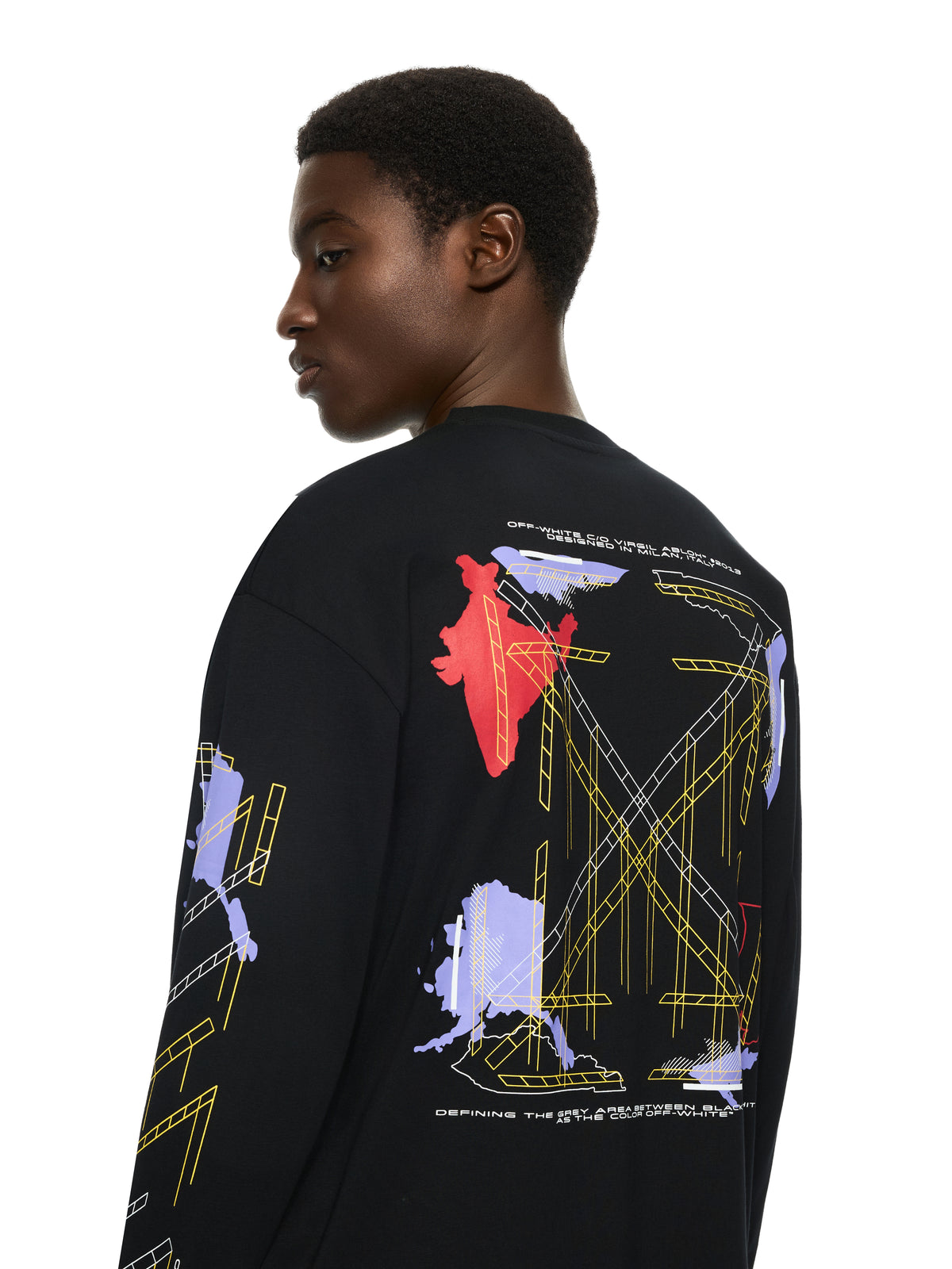 Archigeography Arrow Skate Long Sleeve T-Shirt