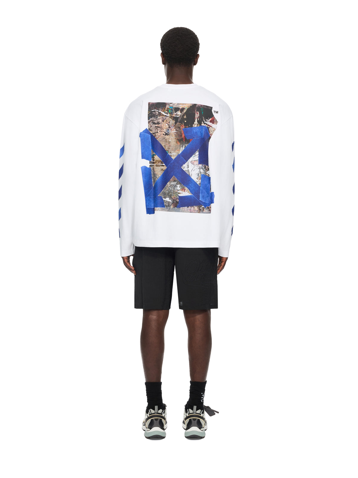 OFF WHITE Bacco Arrow Skate Long Sleeve T-Shirt WHITE 44MAB09CF26J007