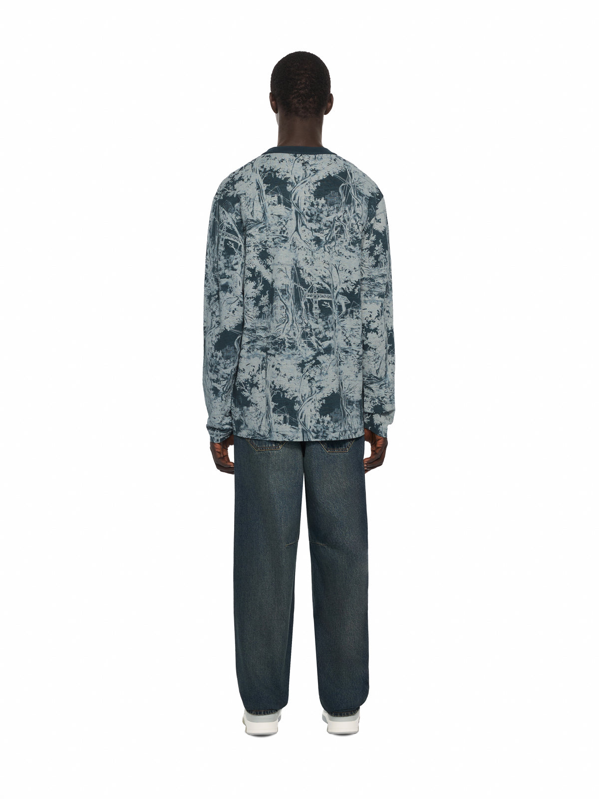 OFF WHITE City Nature Relaxed Long Sleeve T-Shirt CITYNATURE VERSION 44MAB09LF26J001