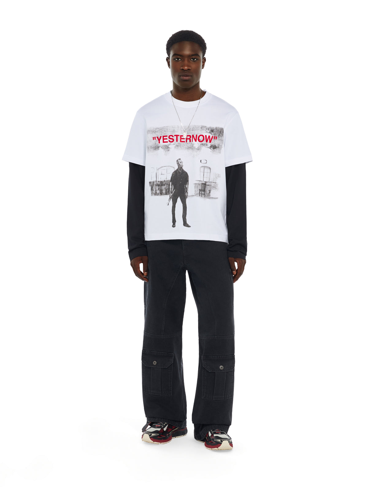 Mr. Davis Yesternow Double Sleeve Regular Long Sleeve T-Shirt