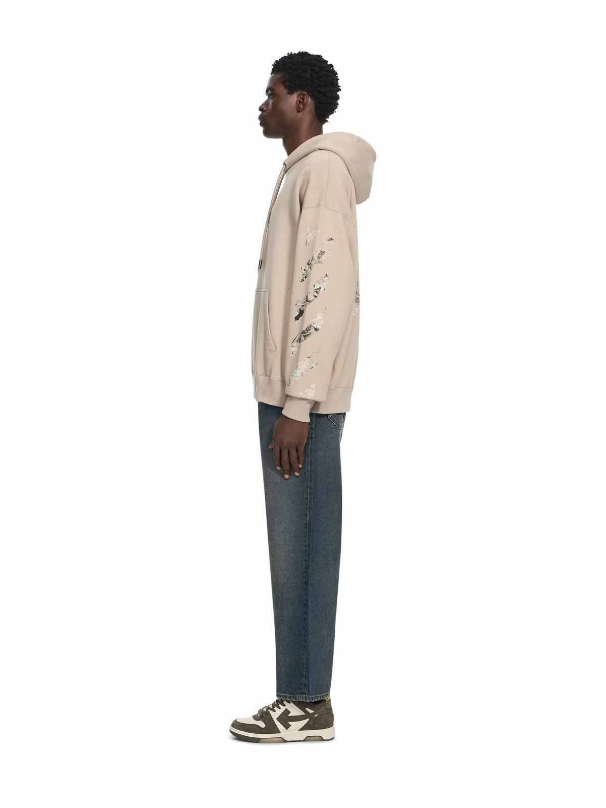 OFF WHITE Spices Arrow Skate Hoodie STRING 44MBB085F26F004