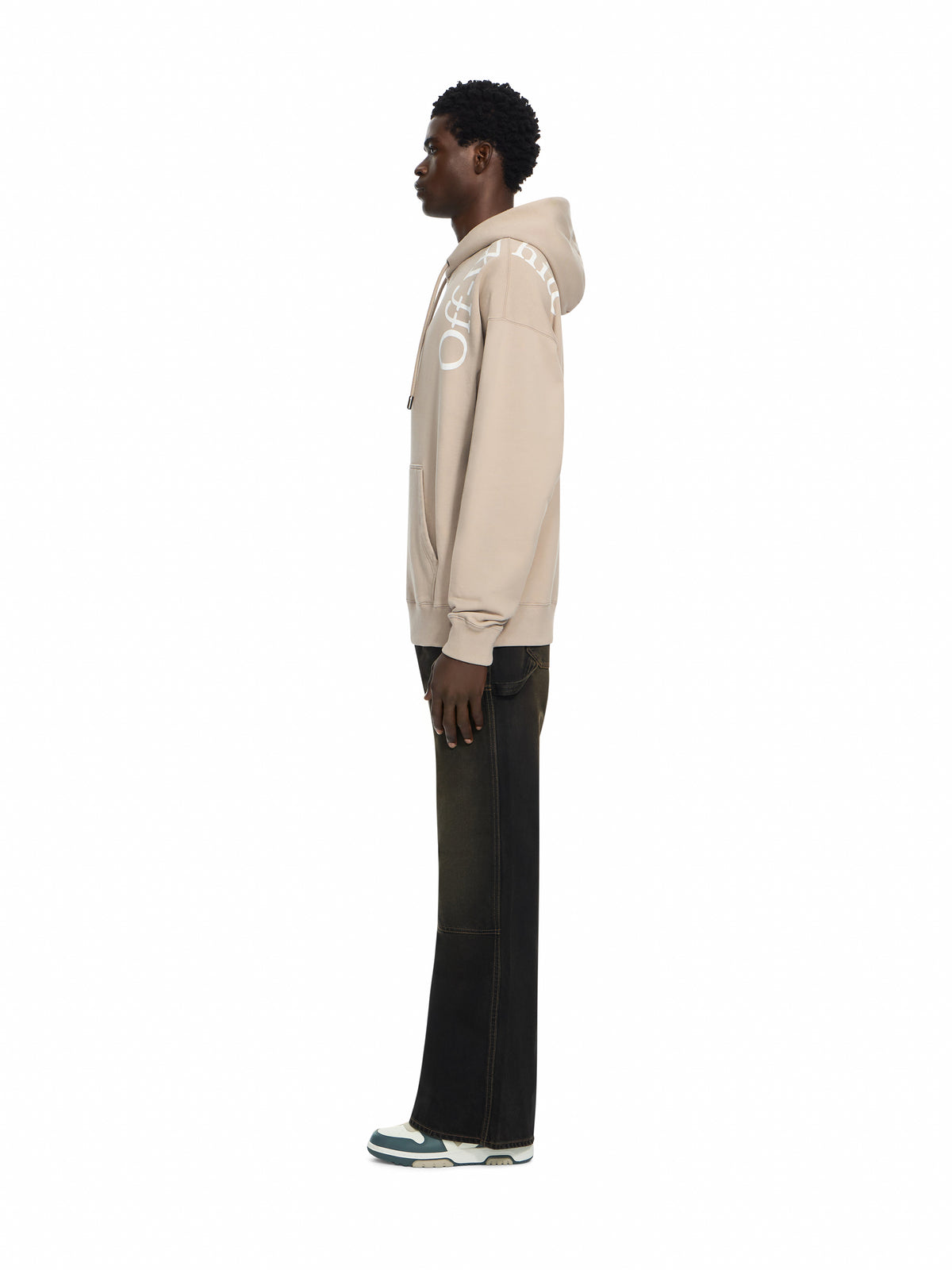 OFF WHITE Vertical Bookish Skate Hoodie STRING 44MBB085F26F00O