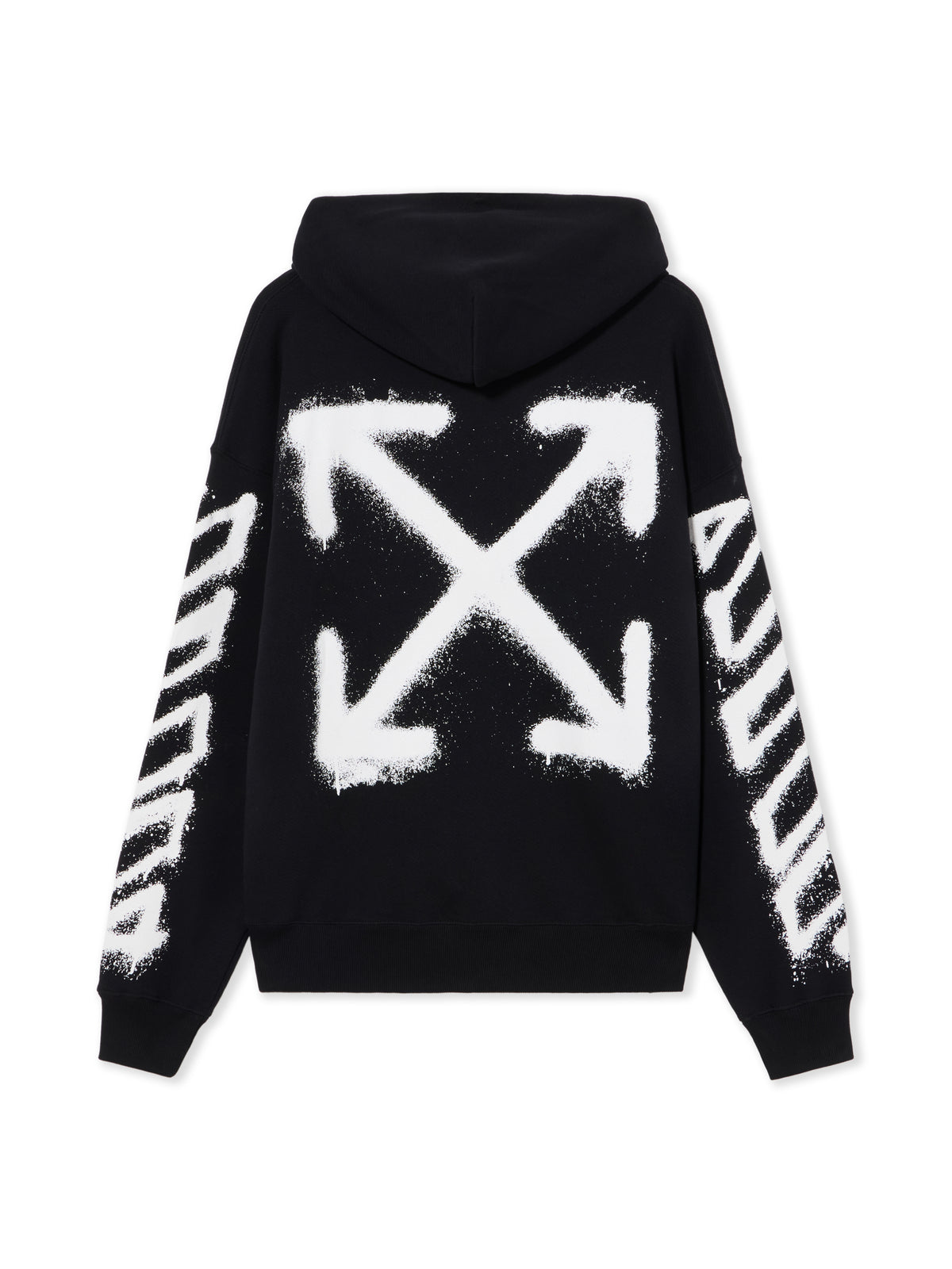OFF WHITE Spray Can Arrow Skate Hoodie BLACK 44MBB085F5001