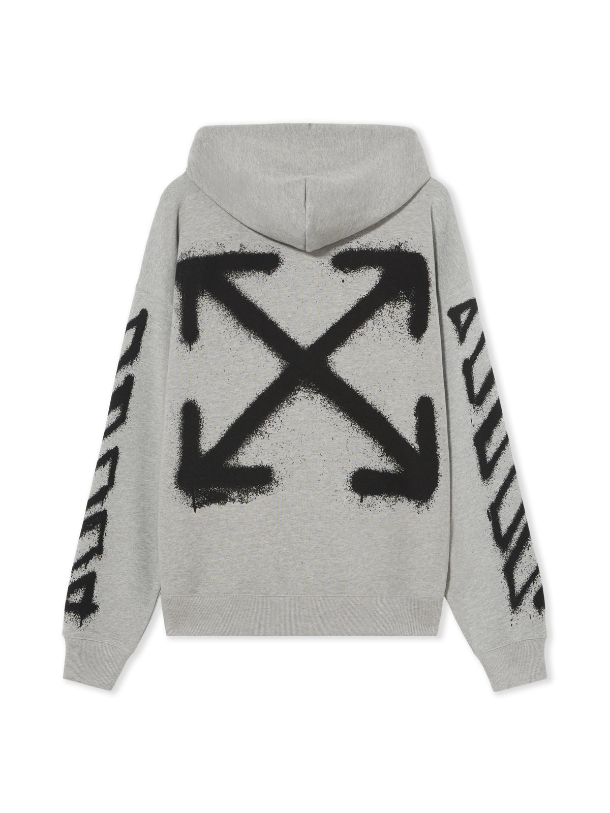 OFF WHITE Spray Can Arrow Skate Hoodie LIGHT HEATHER GREY 44MBB085F5001
