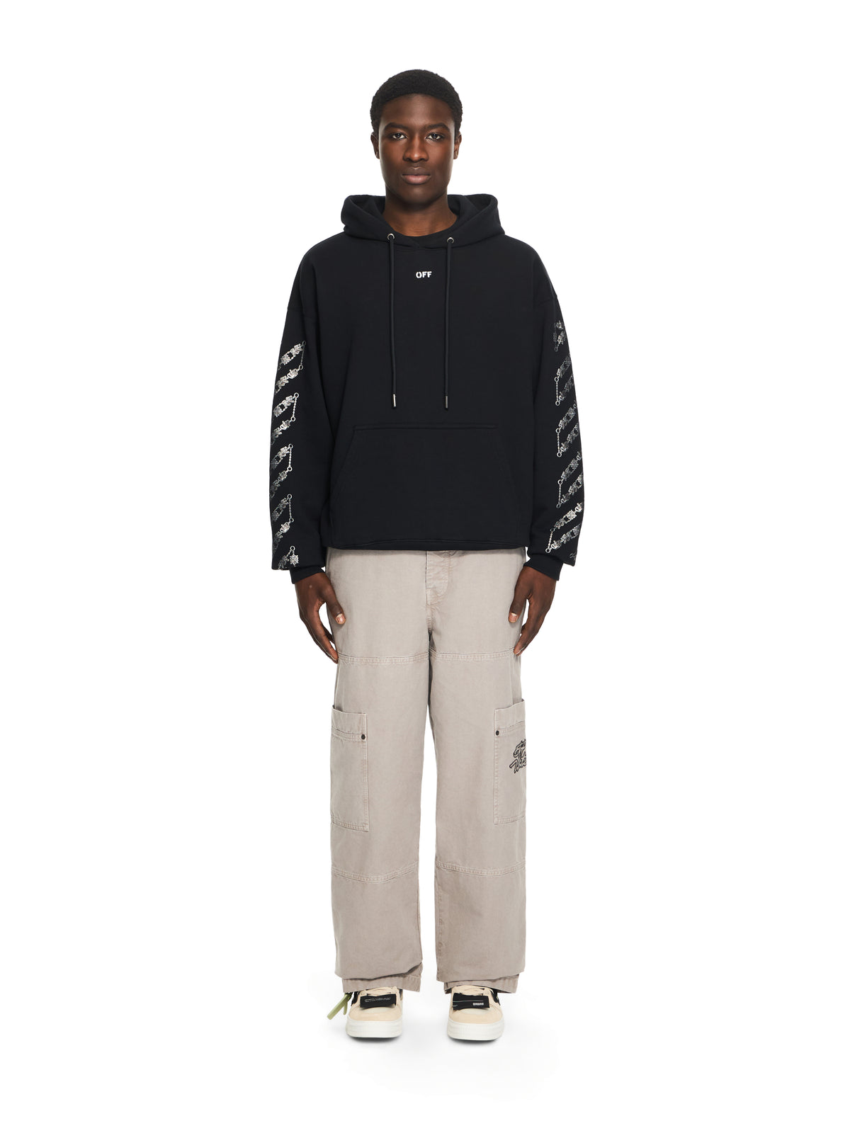 Chain Arrow Diagonal Skate Hoodie