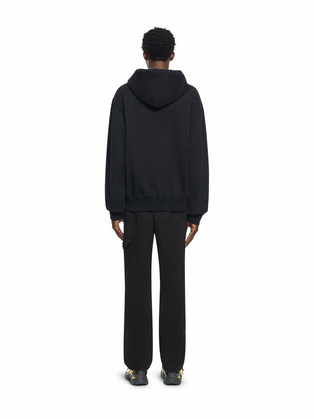 OFF WHITE Off Line Hoodie BLACK 44MBB12NF26F00B