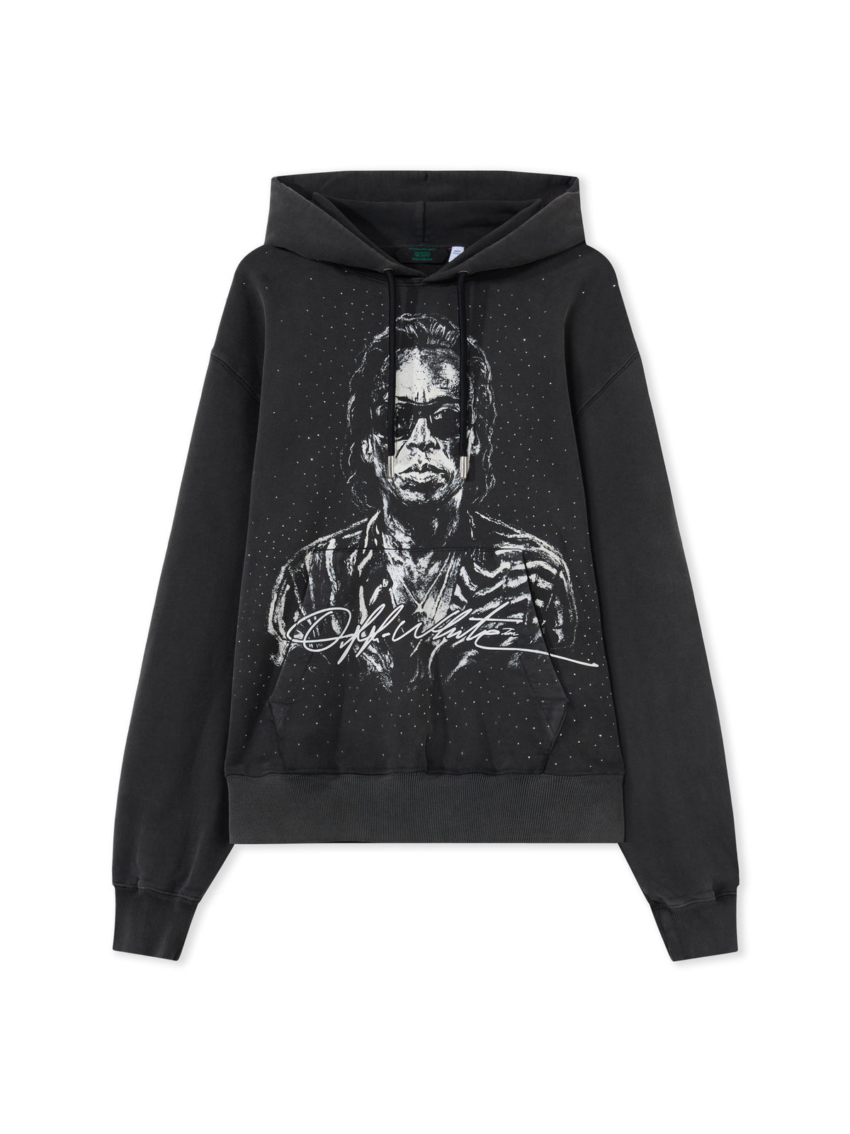 OFF WHITE Mr. Davis Stadium Regular Hoodie BLACK 44MBB12NG26F001