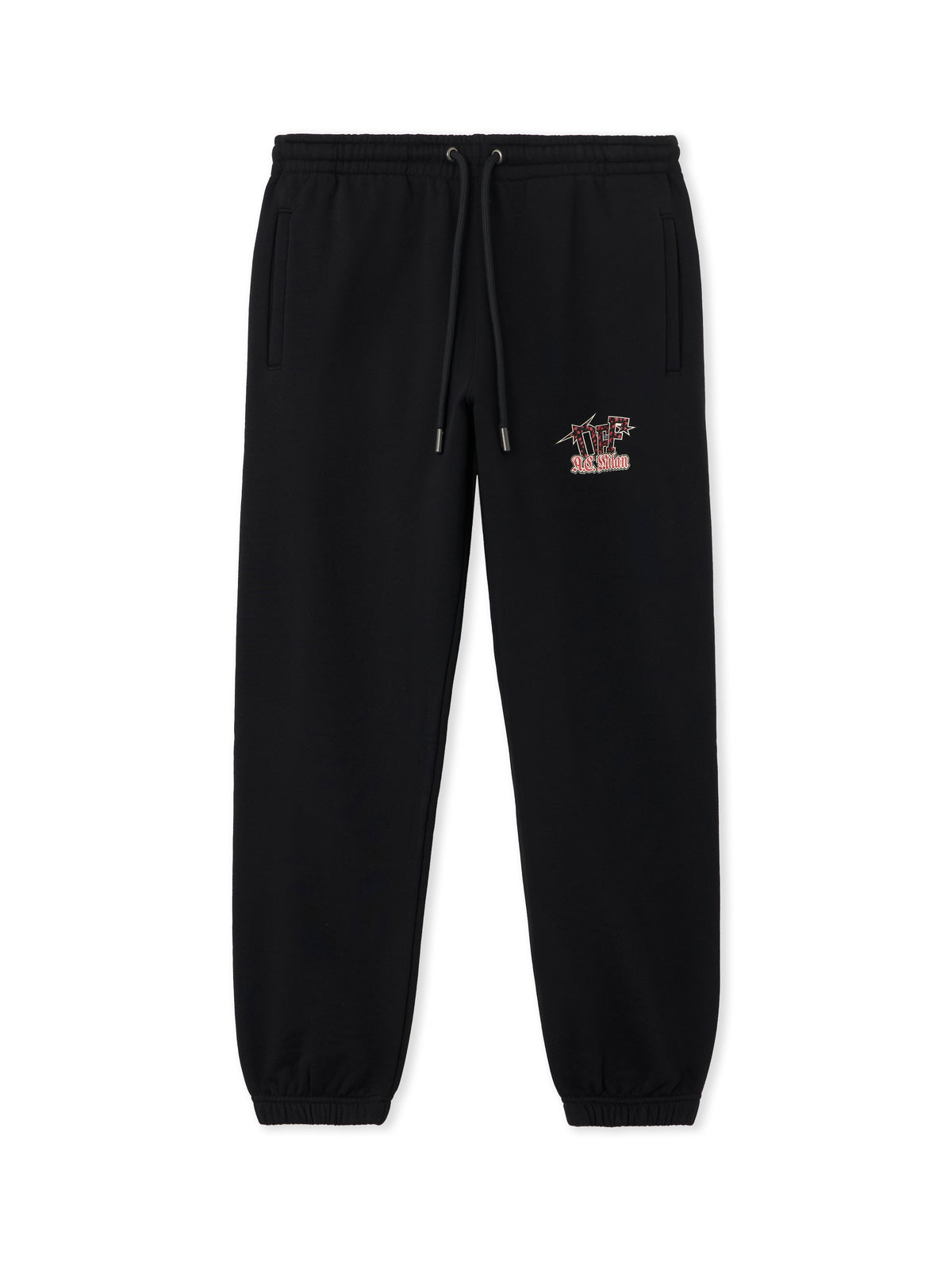 OFF WHITE Off-White™ c/o AC Milan Cuffed Sweatpants BLACK RED 44MCH057G25F001
