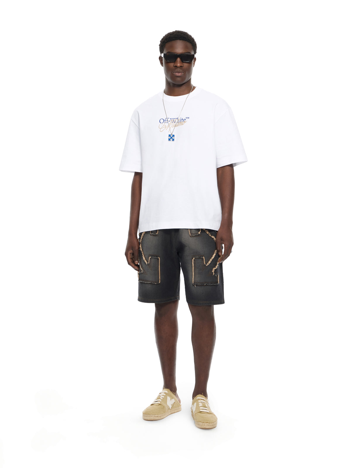 Distressed Arrow Skate Sweatshorts