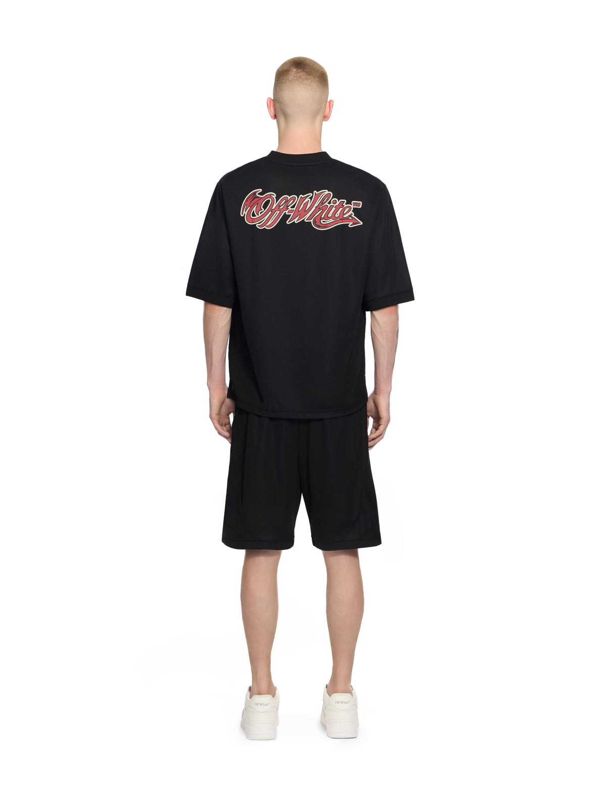 OFF WHITE Off-White™ c/o AC Milan Tech Shorts BLACK RED 44MCI01DG25F001