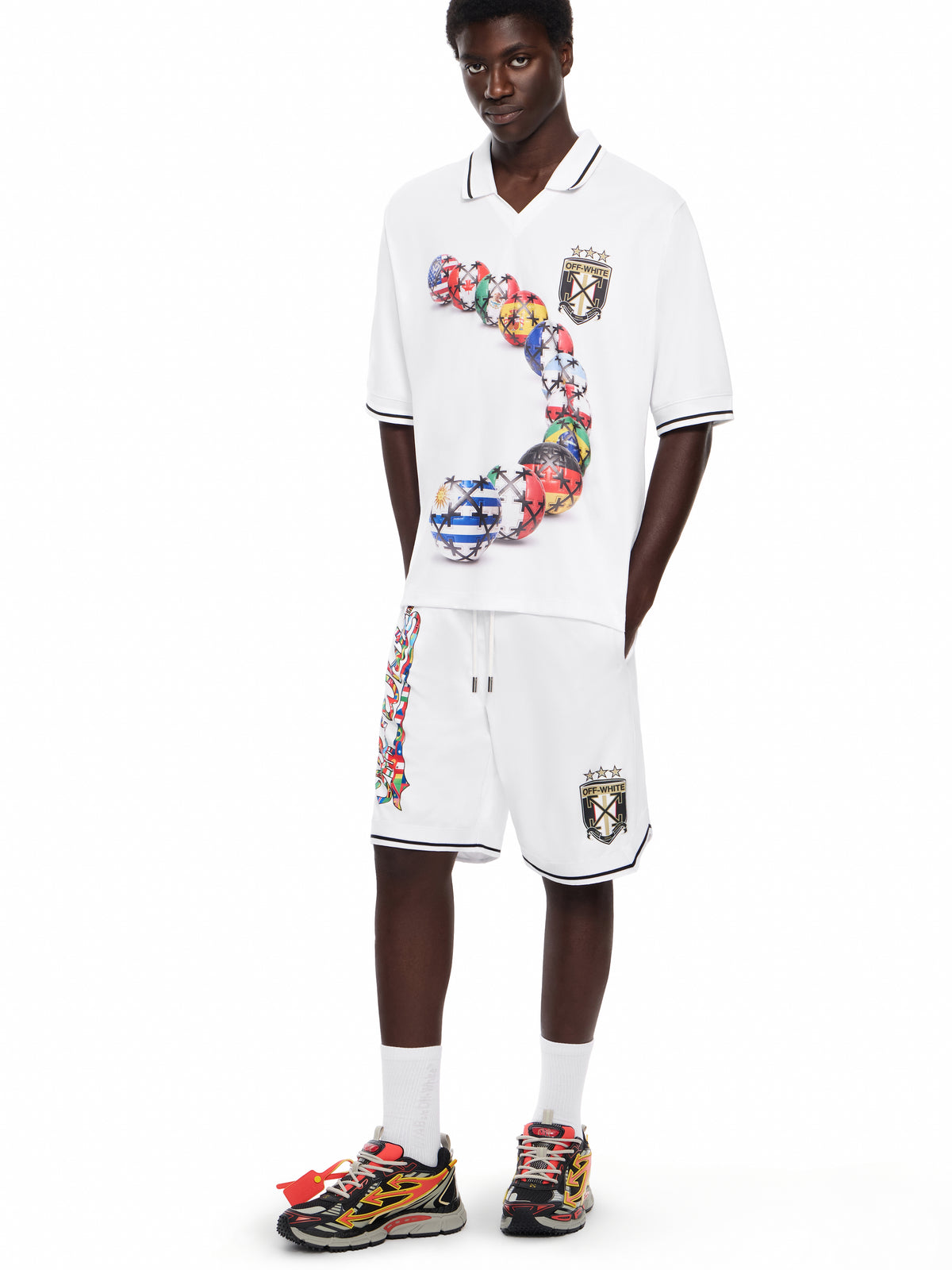 OFF WHITE Soccer '26 Tech Shorts WHITE 44MCI01EG26F001