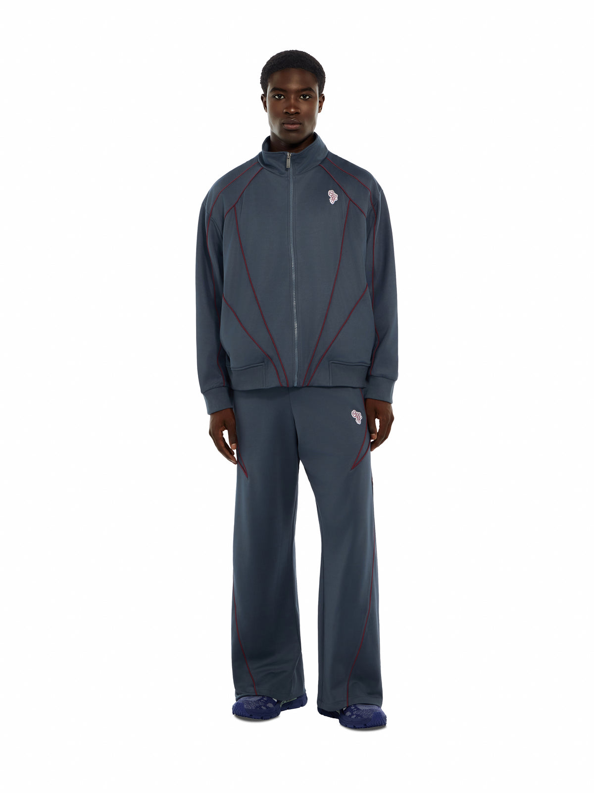 Staff Script Relaxed Slouchy Track Pants
