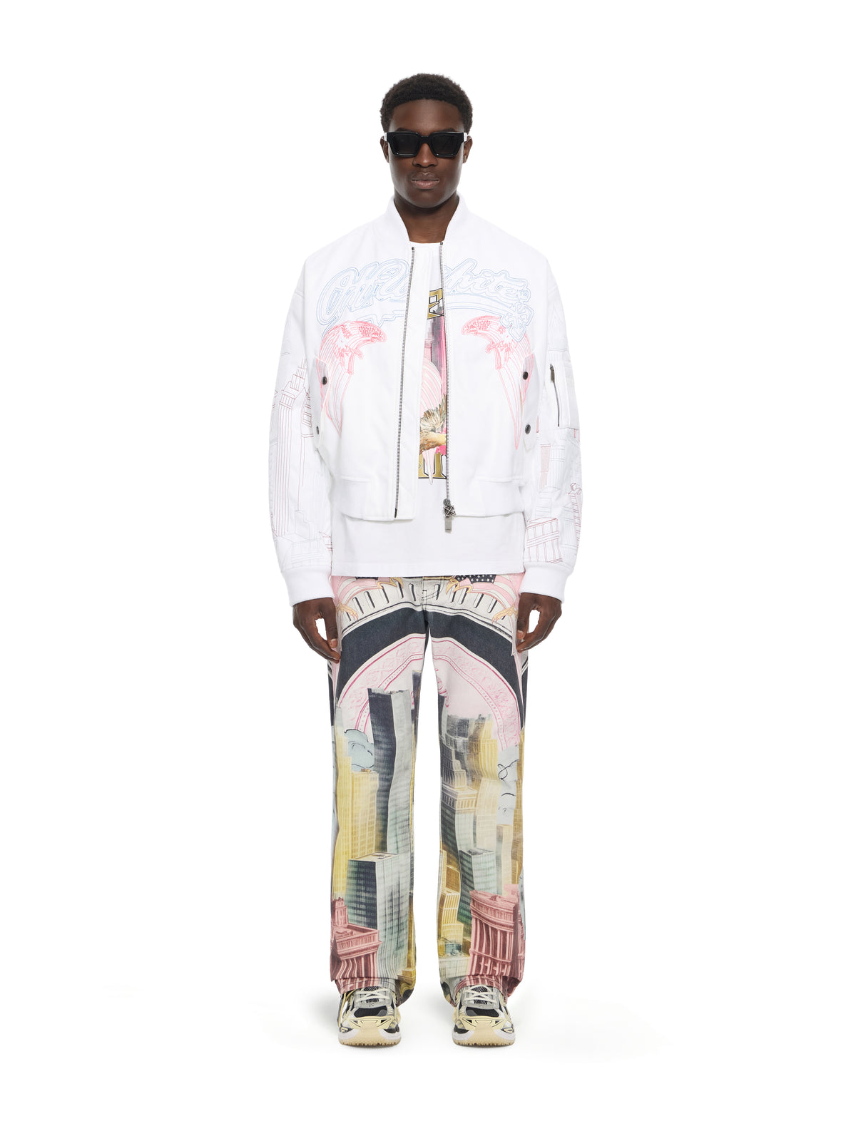 Skyline Cropped Bomber