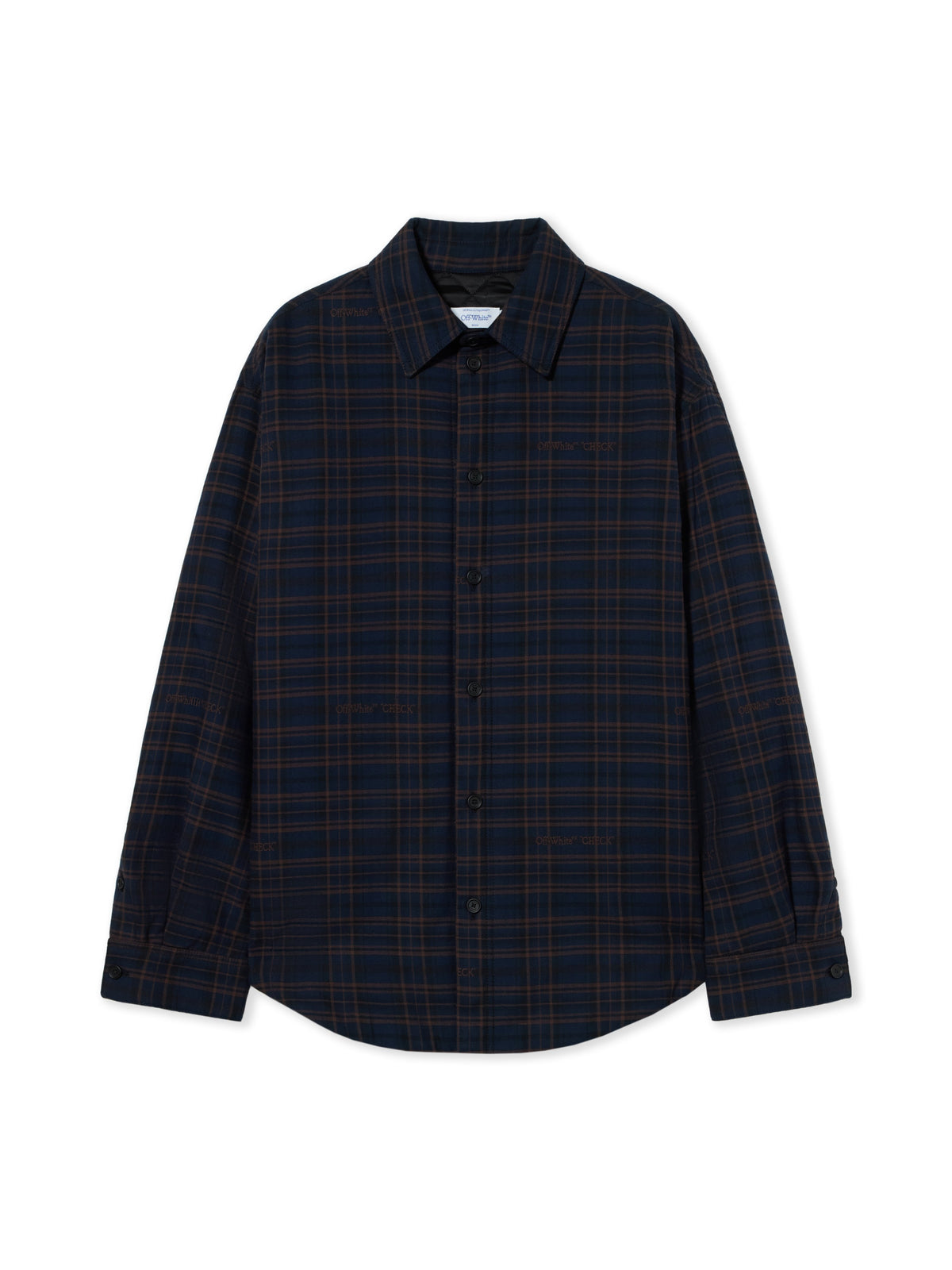 Check Flannel Padded Overshirt