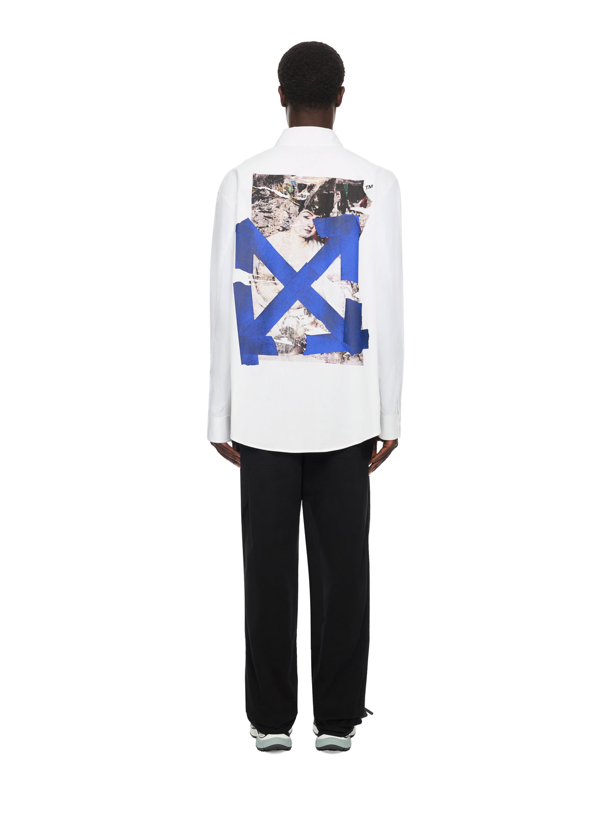 OFF WHITE Bacco Arrow Poplin Overshirt WHITE 44MGE055F26F002