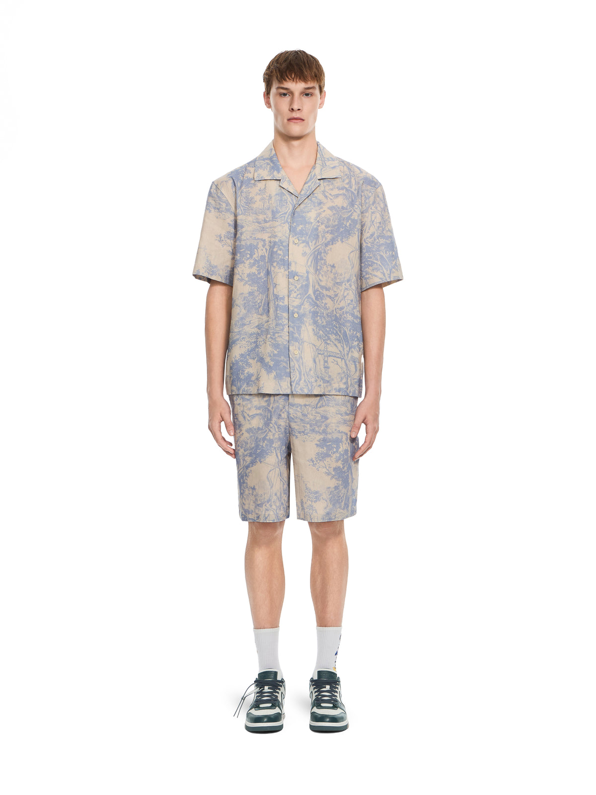 City Nature Linen Bowling Shirt