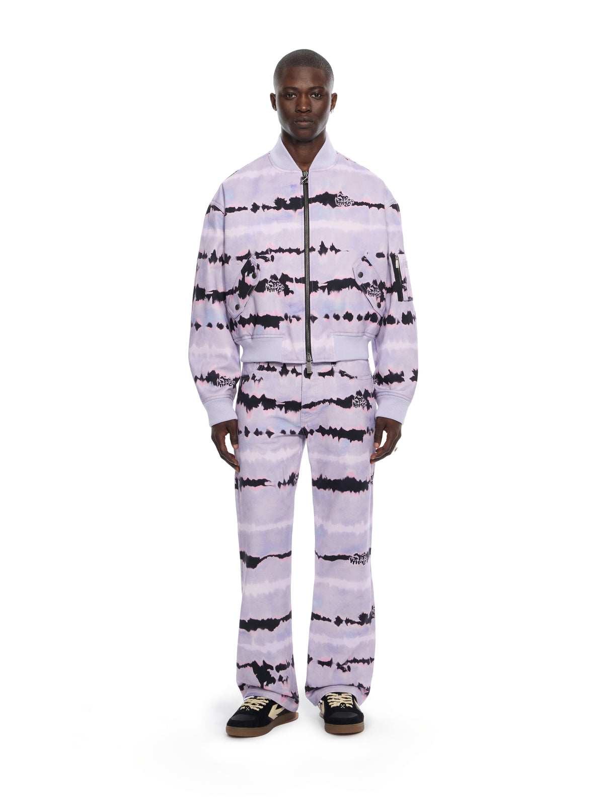 All-over Tie-dye Slim Relax Jeans