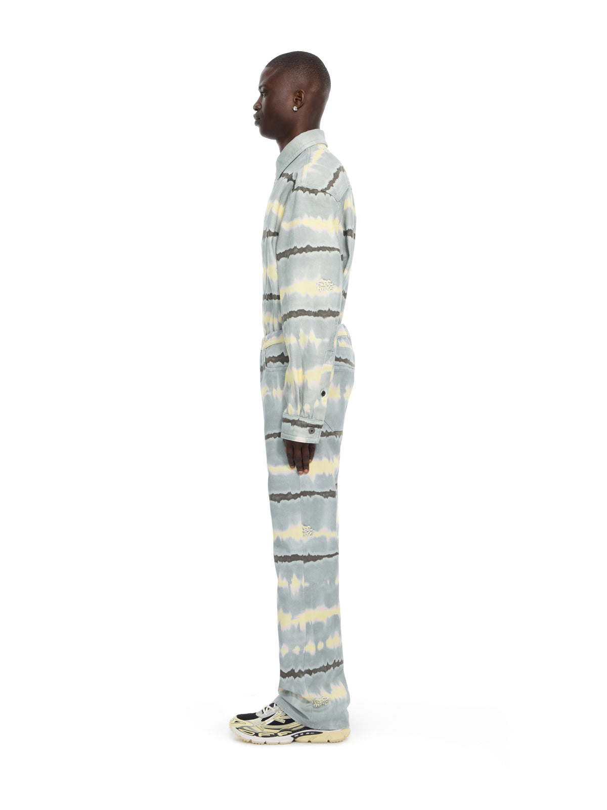 OFF WHITE All-over Tie-dye Slim Relax Jeans BLUE GREY 44MYA18JZ26D004