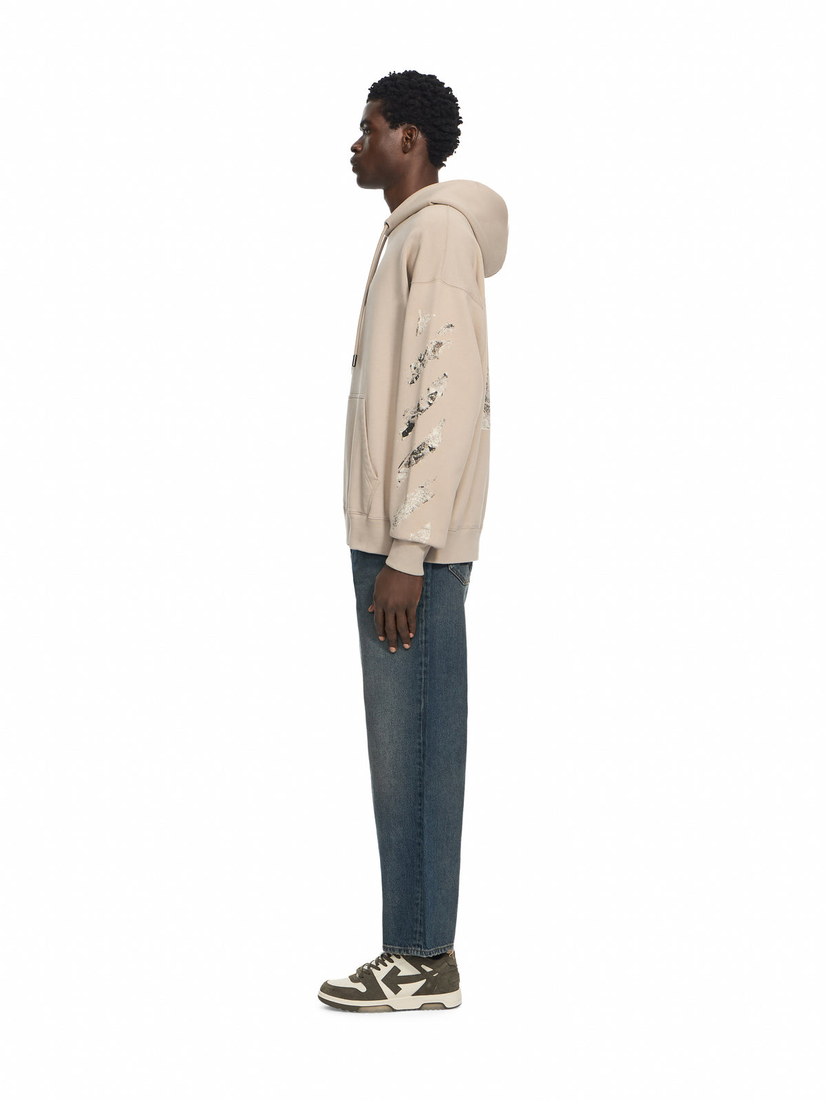 OFF WHITE Half Arrow Tapered Jeans DIRTY DARK BLUE 44MYA19DF26D005