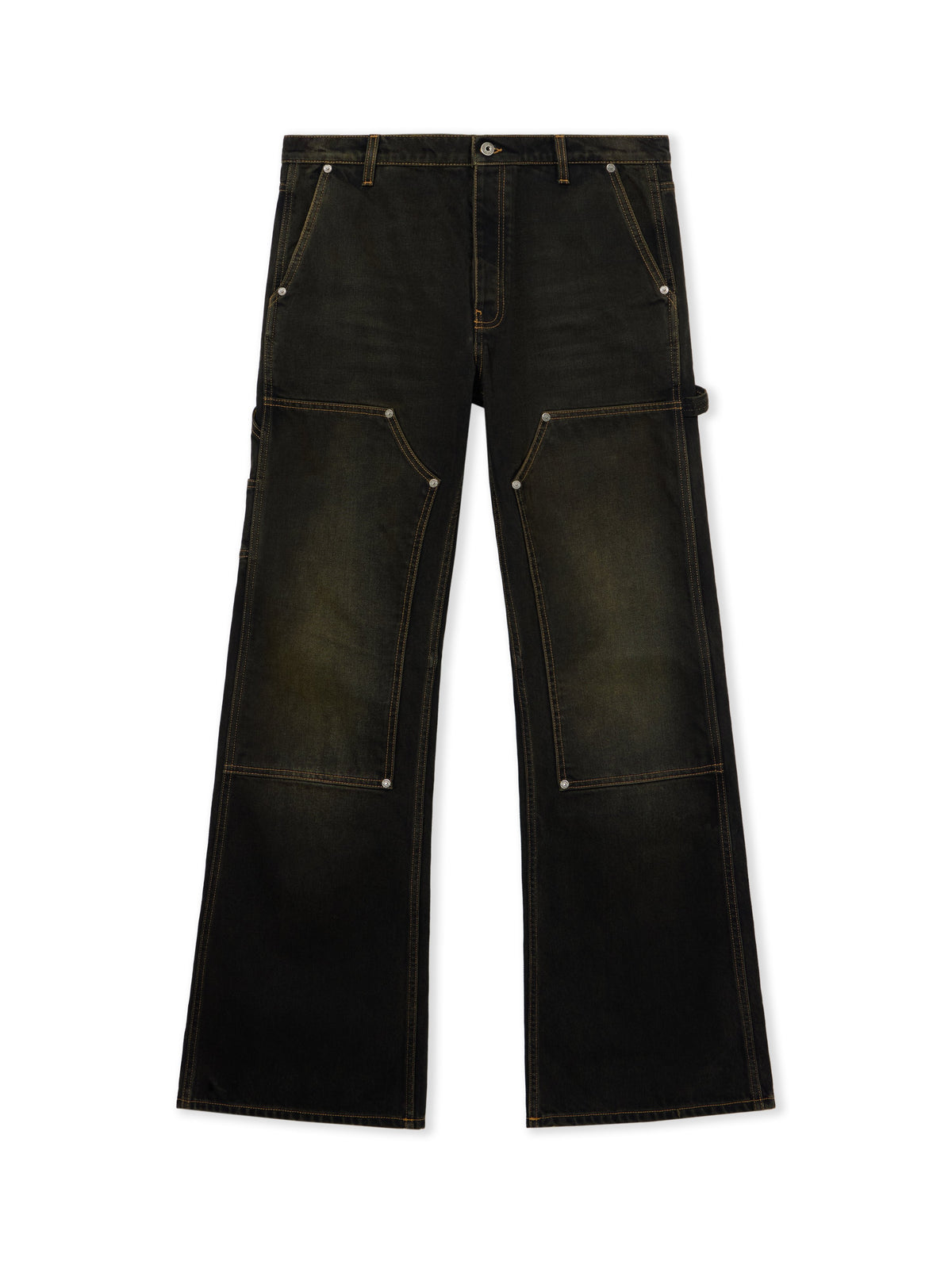 OFF WHITE Half Arrow Flare Carpenter Jeans DIRTY BLACK 44MYA19JF26D002