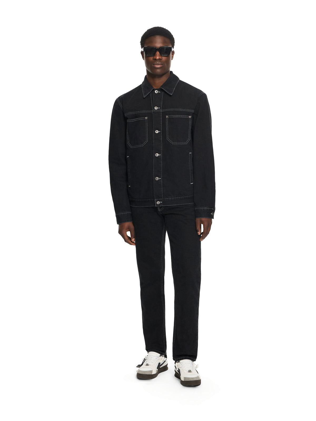 Half Arrow Denim Skate Jacket