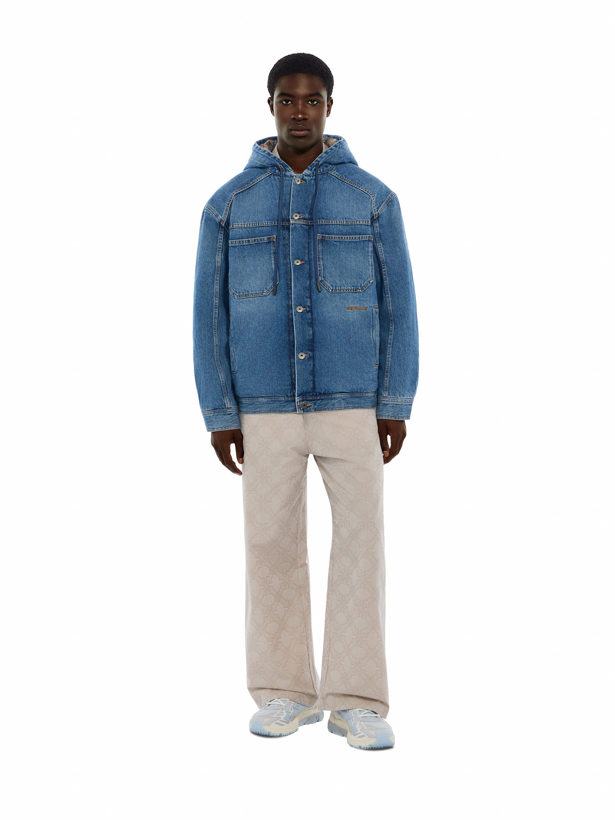 Bookish Padded Denim Jacket