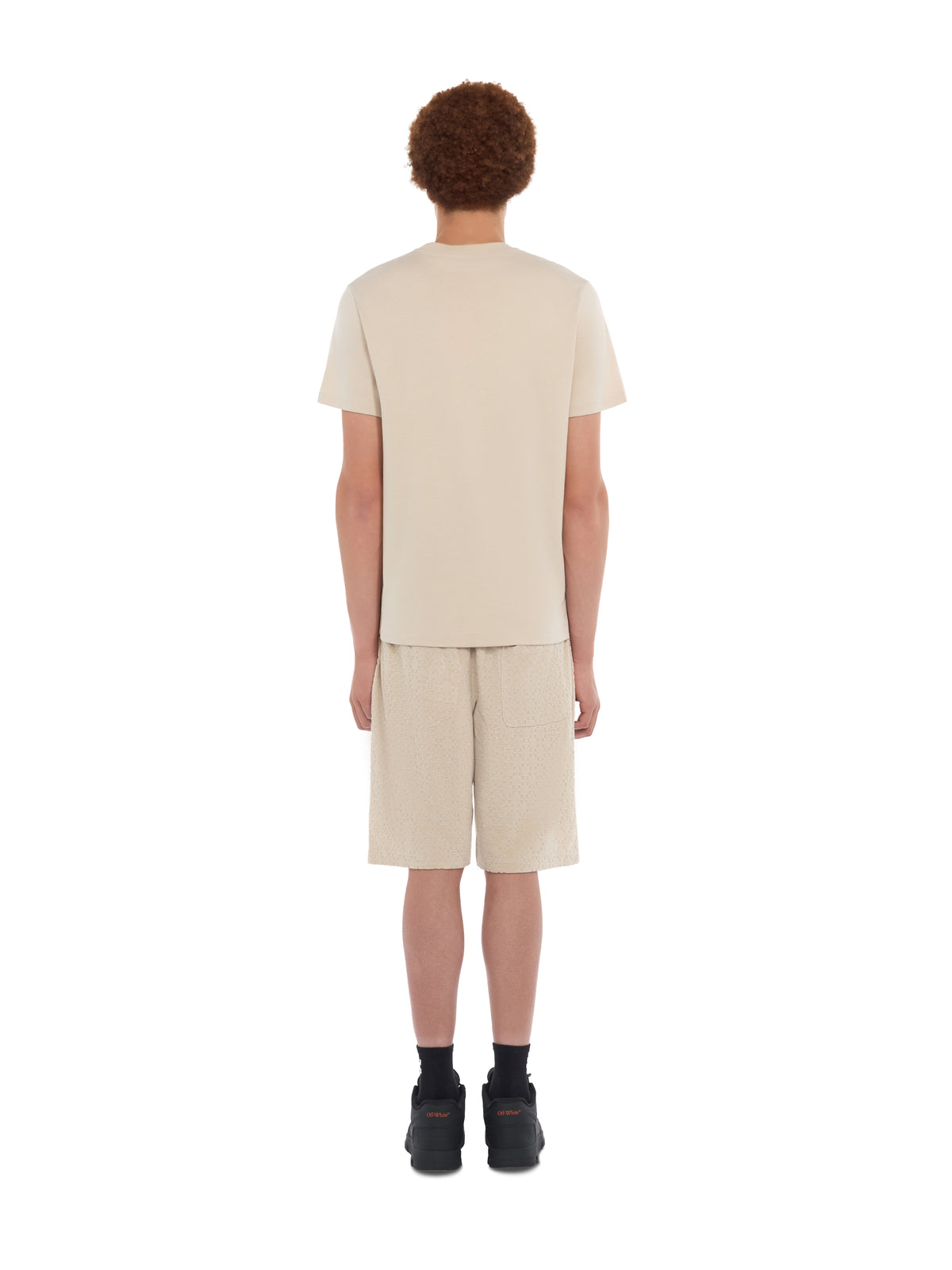 OFF WHITE Off Stamp Slim T-Shirt SILVER LINING 44OWOS26T002