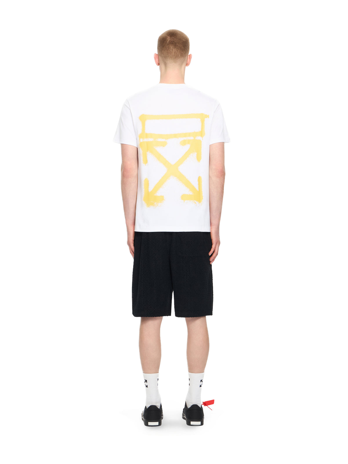 OFF WHITE Slim Fit Graphic S/S T-Shirt WHITE 44OWOS26T061